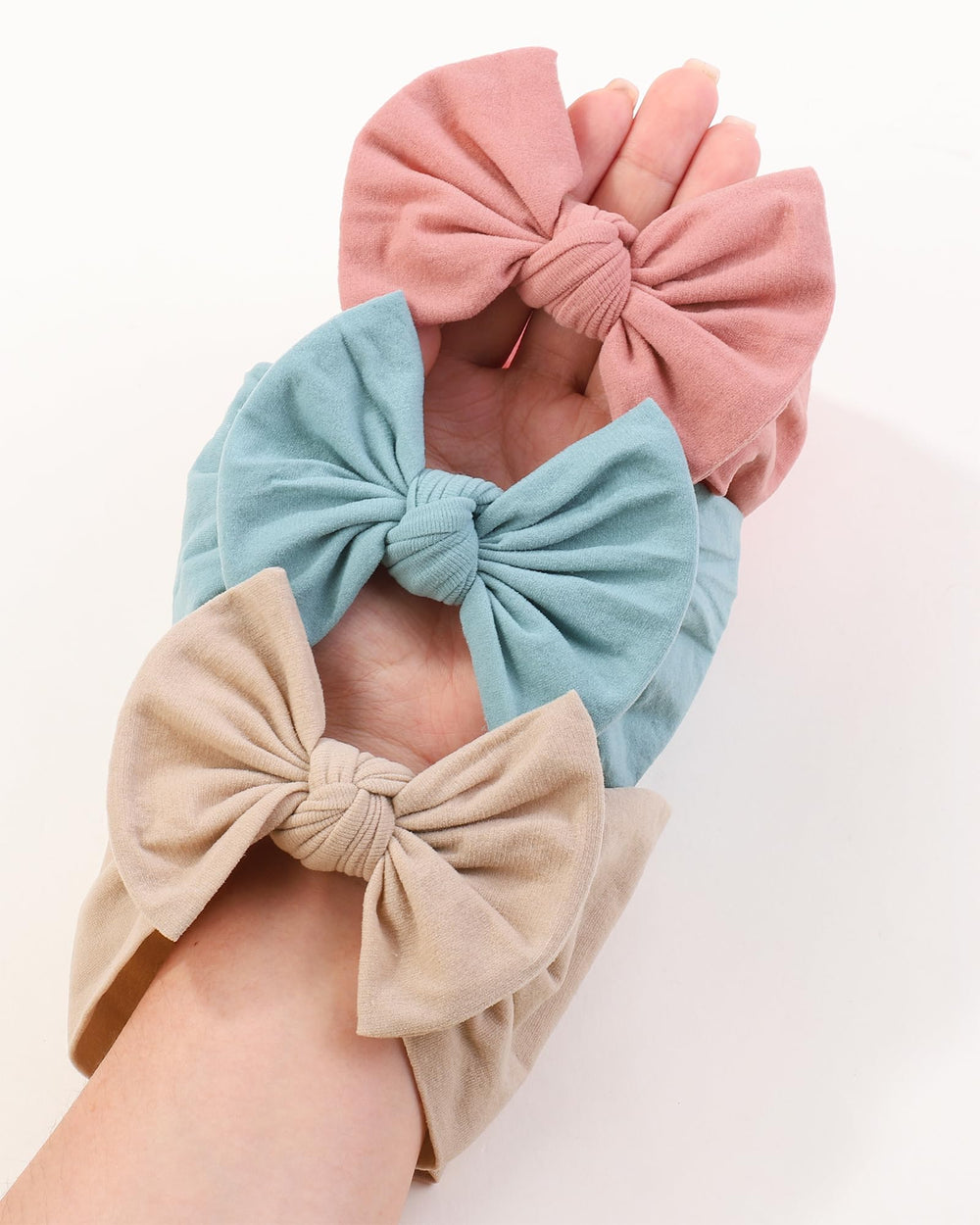 jollybows baby girls headbands set 3-pack for easy outfit finishing