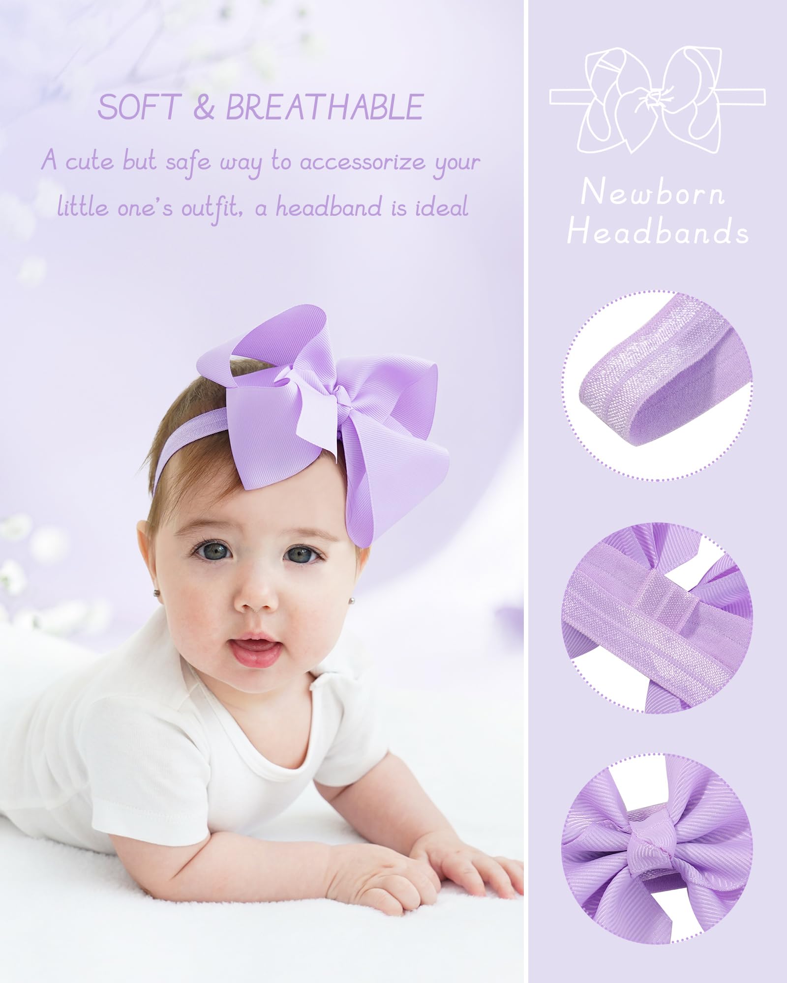 Jollybows baby hair accessory pack offers versatile colors for various occasions