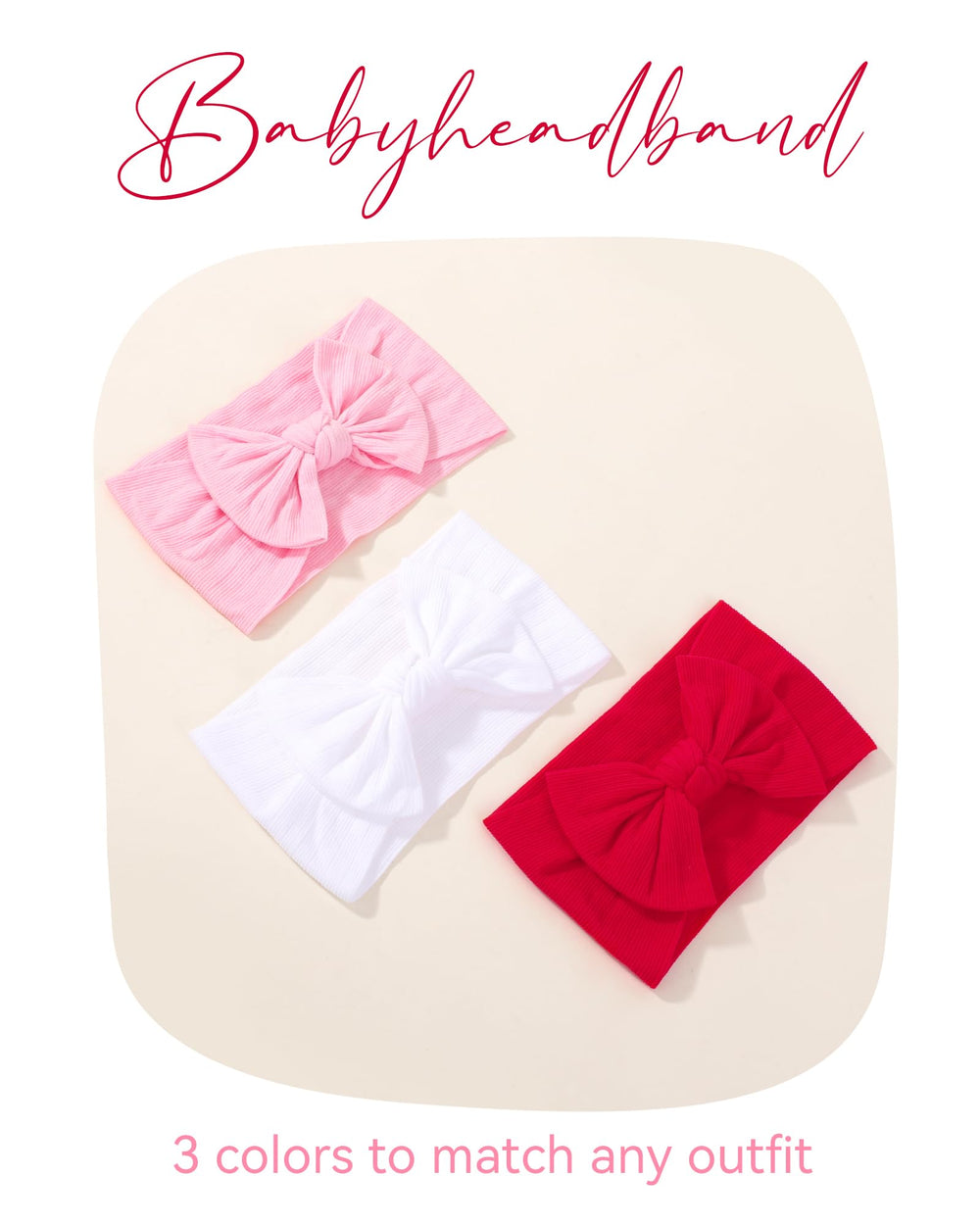 Jollybows baby headband worn with outfit for cute daily looks.