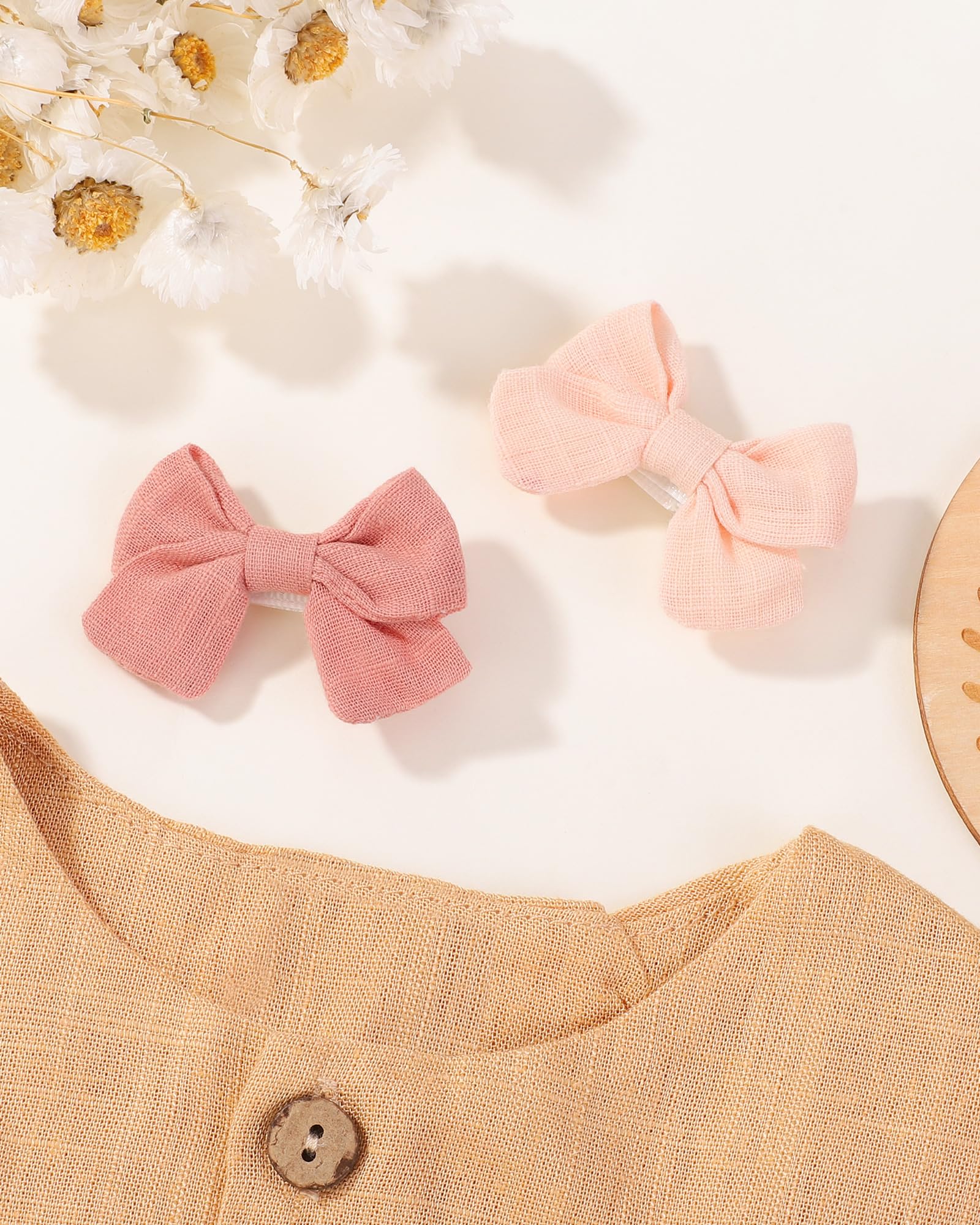 Jollybows bangs-out bows show hair kept away from face during activities.