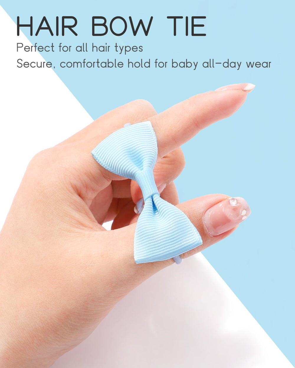 Jollybows for bangs, ponytails, and pigtails makes daily styling simple.