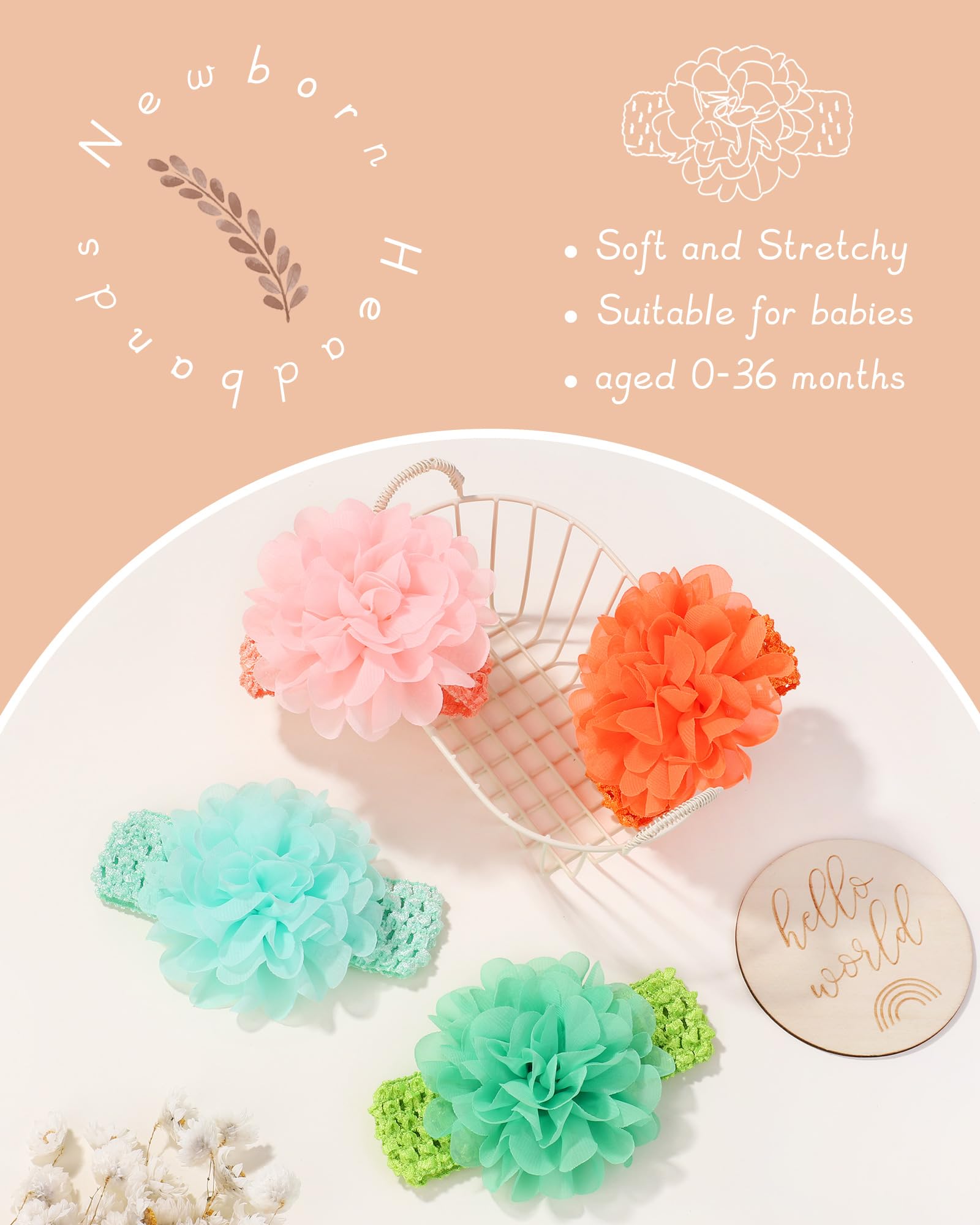 jollybows birth gift headband presentation suitable for baby showers