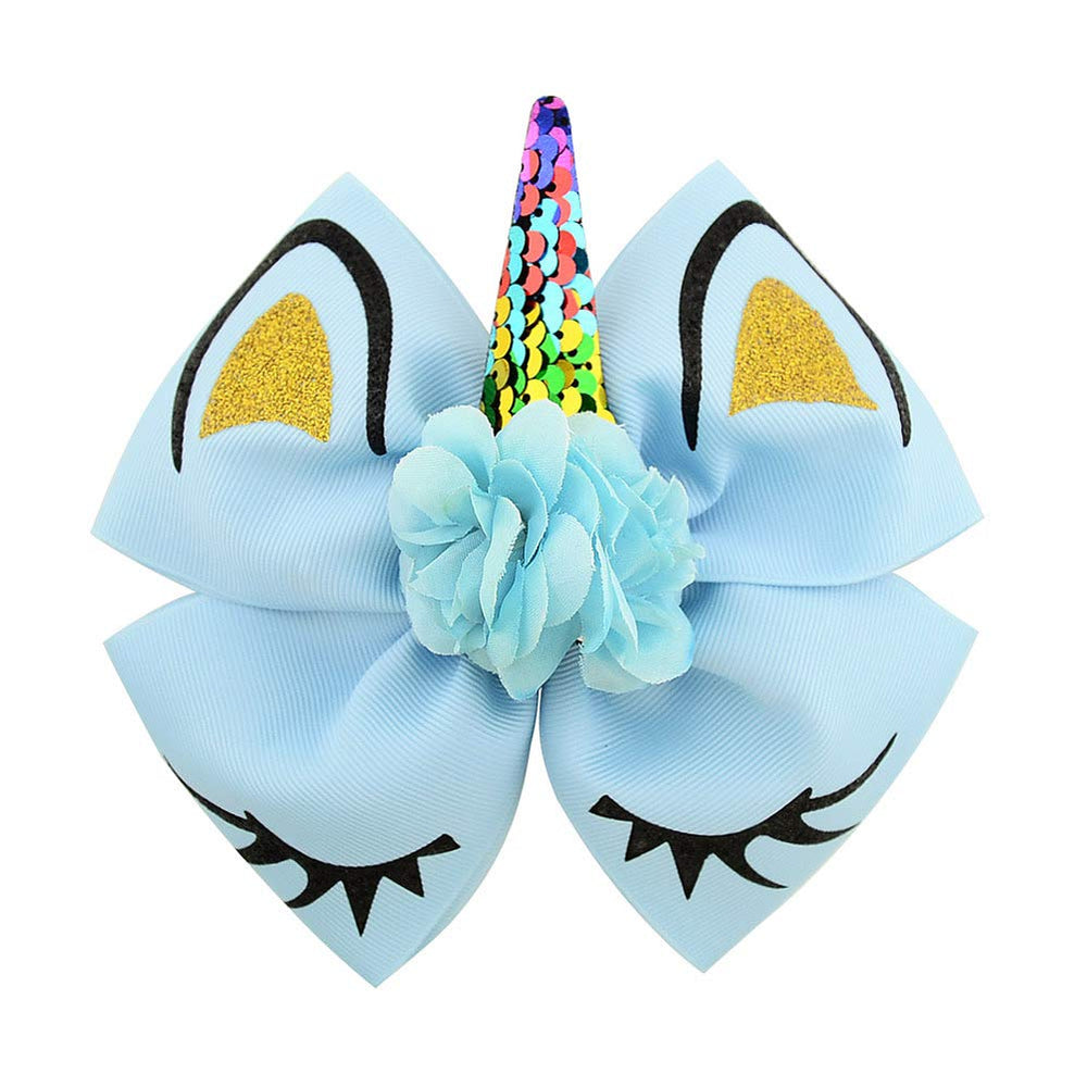 Gift-ready Jollybows unicorn bows for birthdays, baby showers, and holidays.