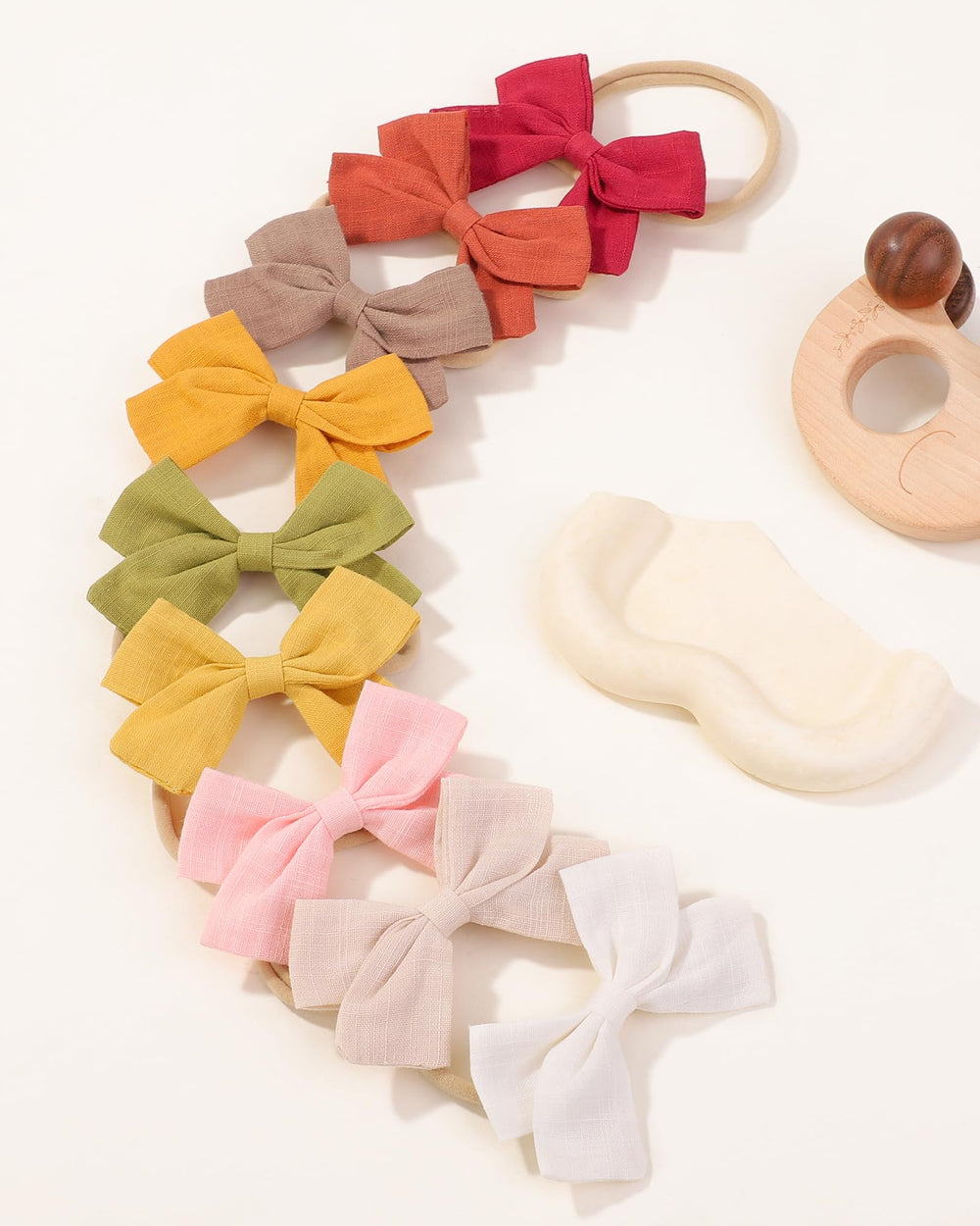 Jollybows color range swatches illustrating outfit coordination options
