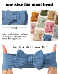 jollybows elastic headband stretches securely up to 12 inches