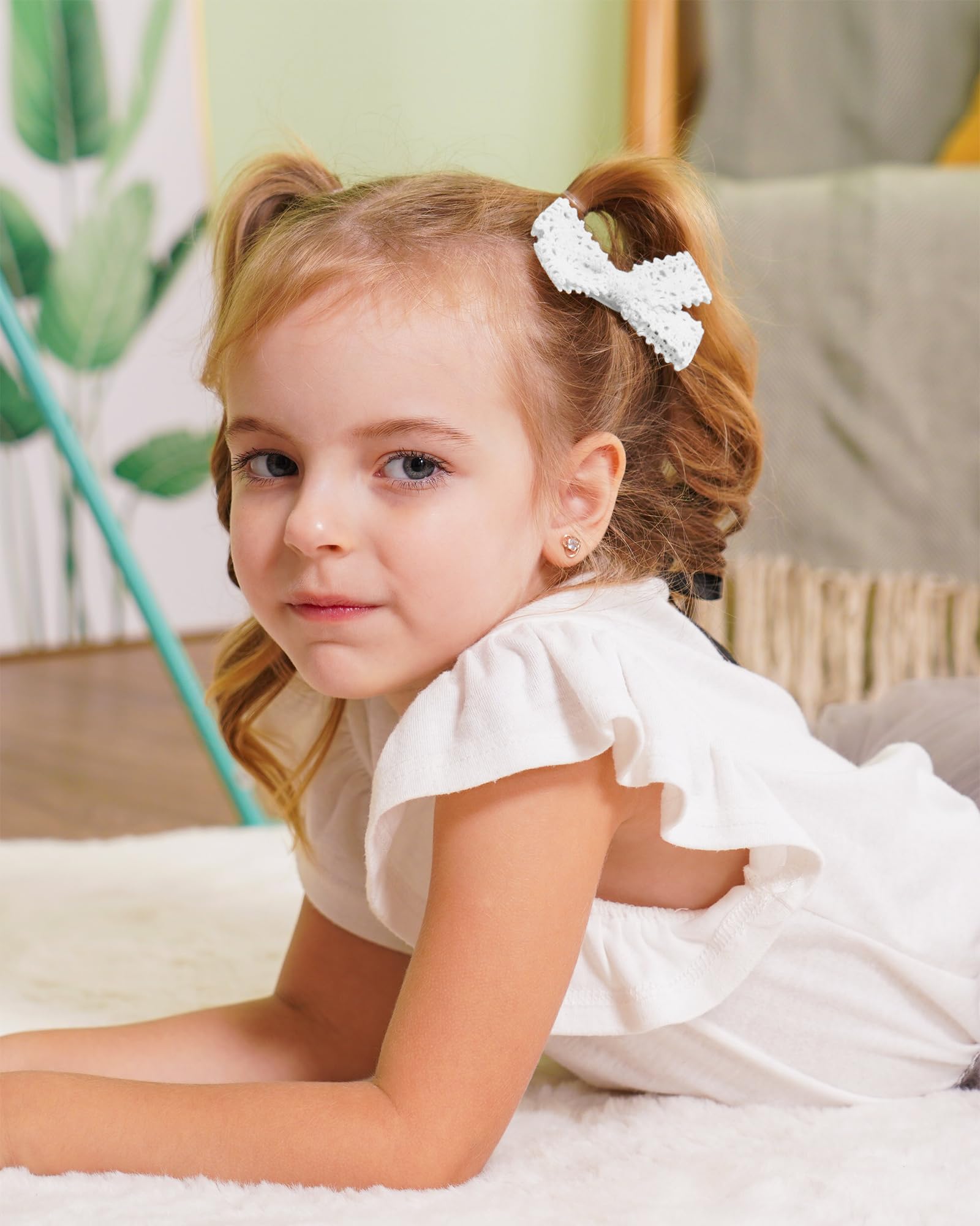 jollybows handmade fabric bow emphasizes soft, durable materials for comfy wear.