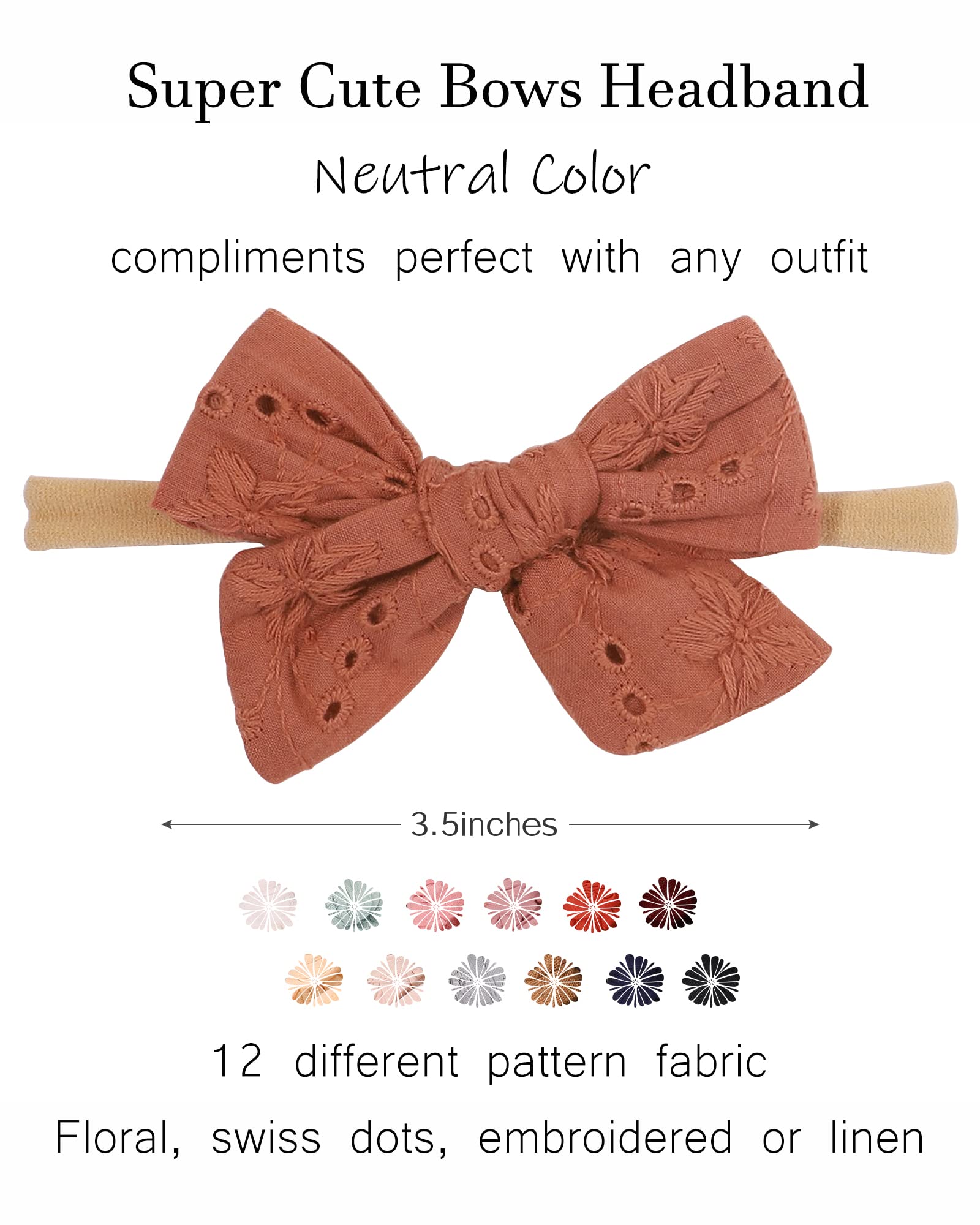 Jollybows color-pack headbands offering versatile outfit matching.