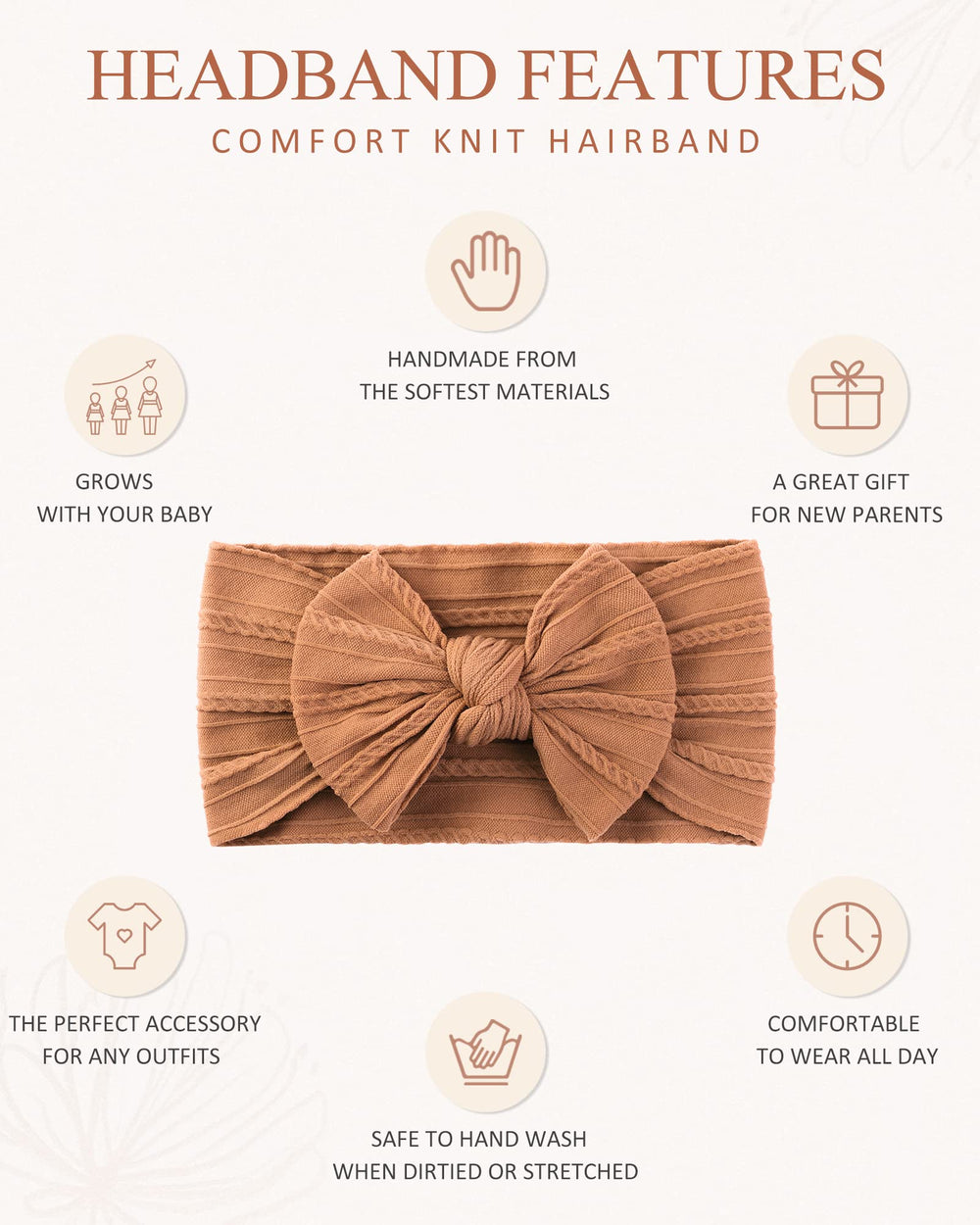 Jollybows headband flatlay shows convenient 12-pack packaging for rotation.