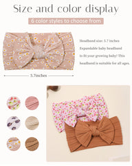 jollybows headbands in three colors and patterns for versatile outfits