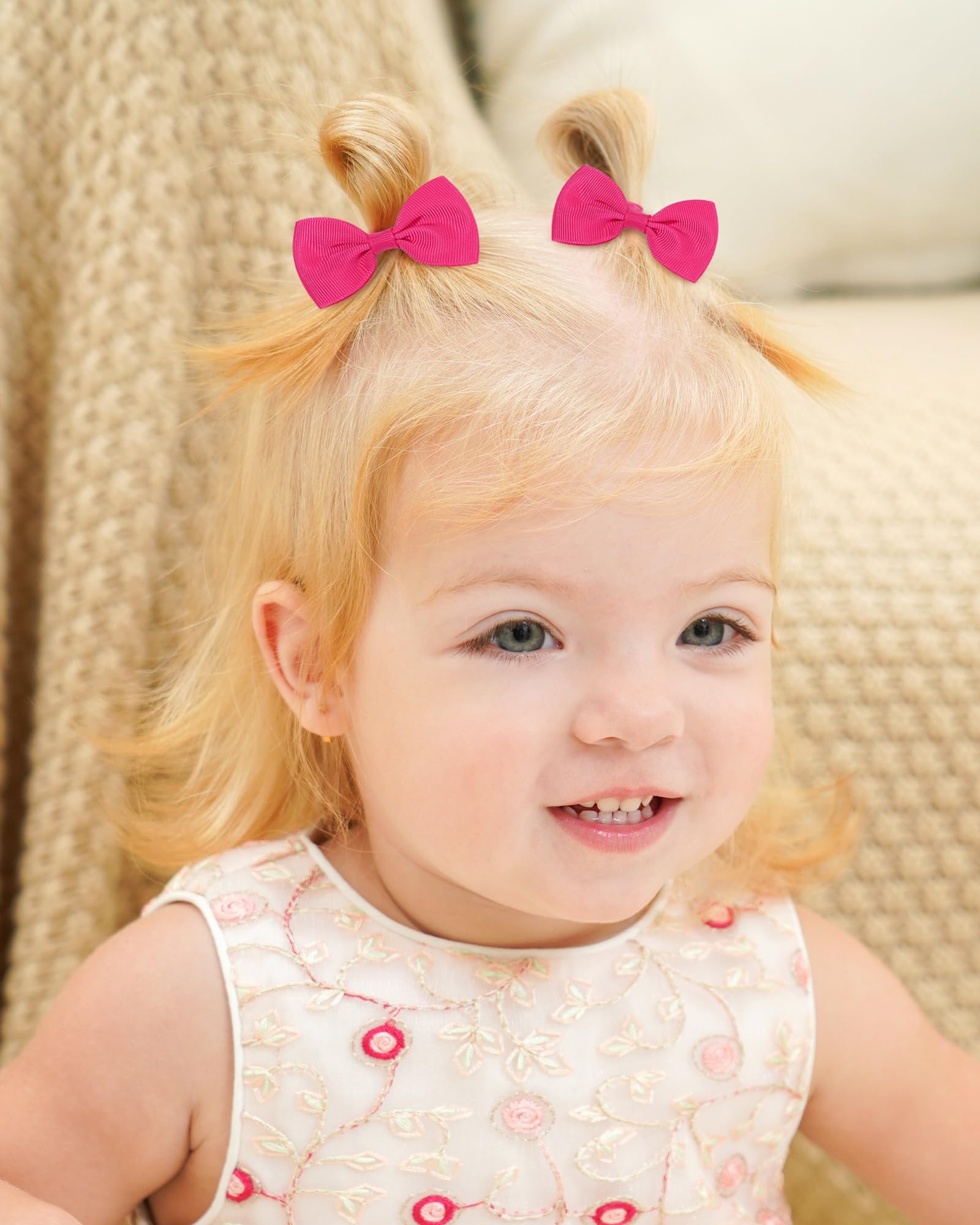 Jollybows baby hair ties designed for infants with delicate hair.