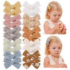 Jollybows mini 2-inch bow clip pack shows colorful tiny bows for everyday wear and easy styling.