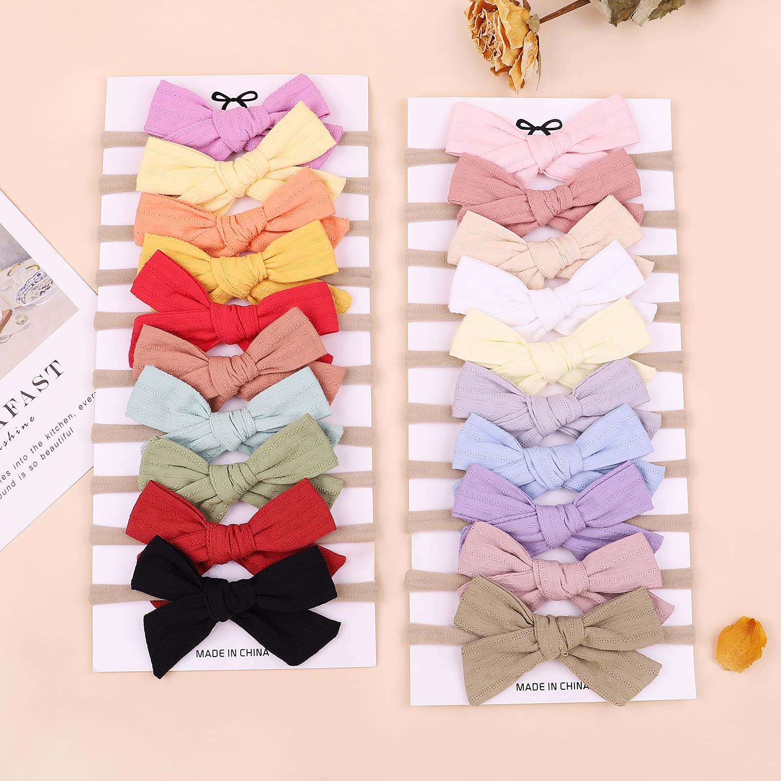 Jollybows natural cotton and linen fabrics feel soft against delicate skin.