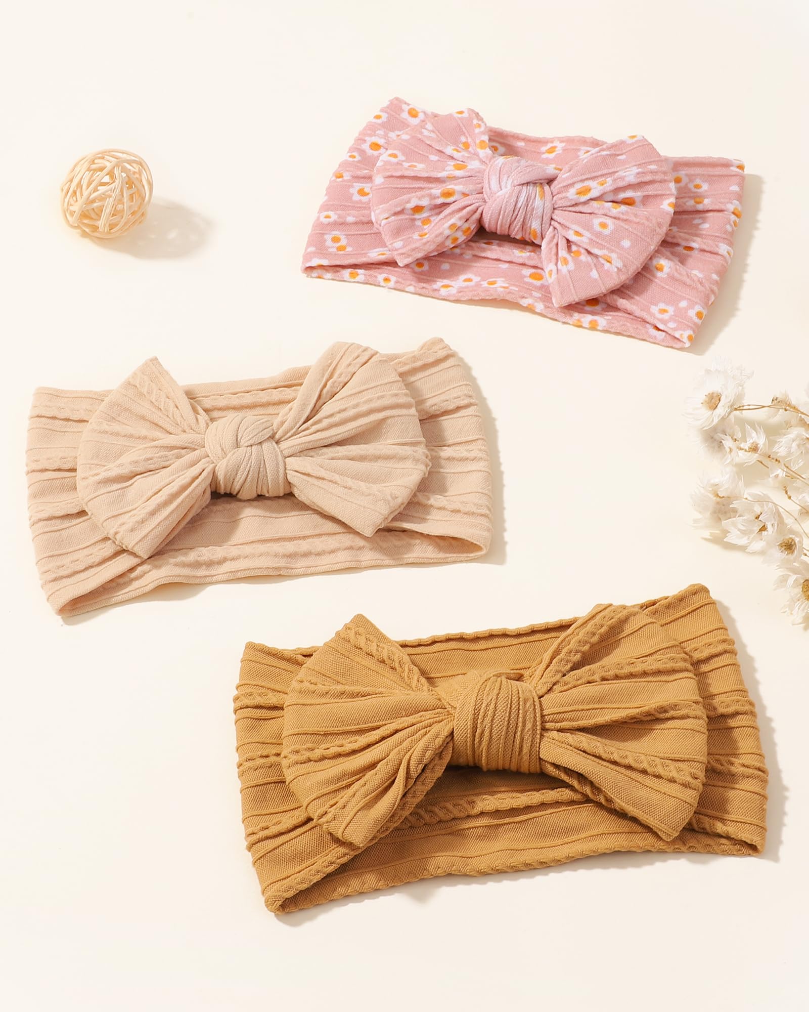 Jollybows newborn headband soft nylon suitable for sensitive skin