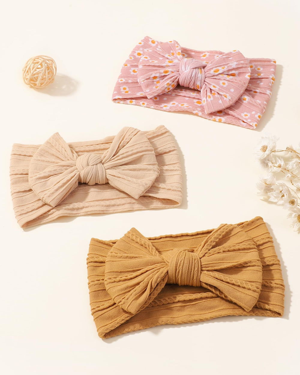 Jollybows newborn headband soft nylon suitable for sensitive skin