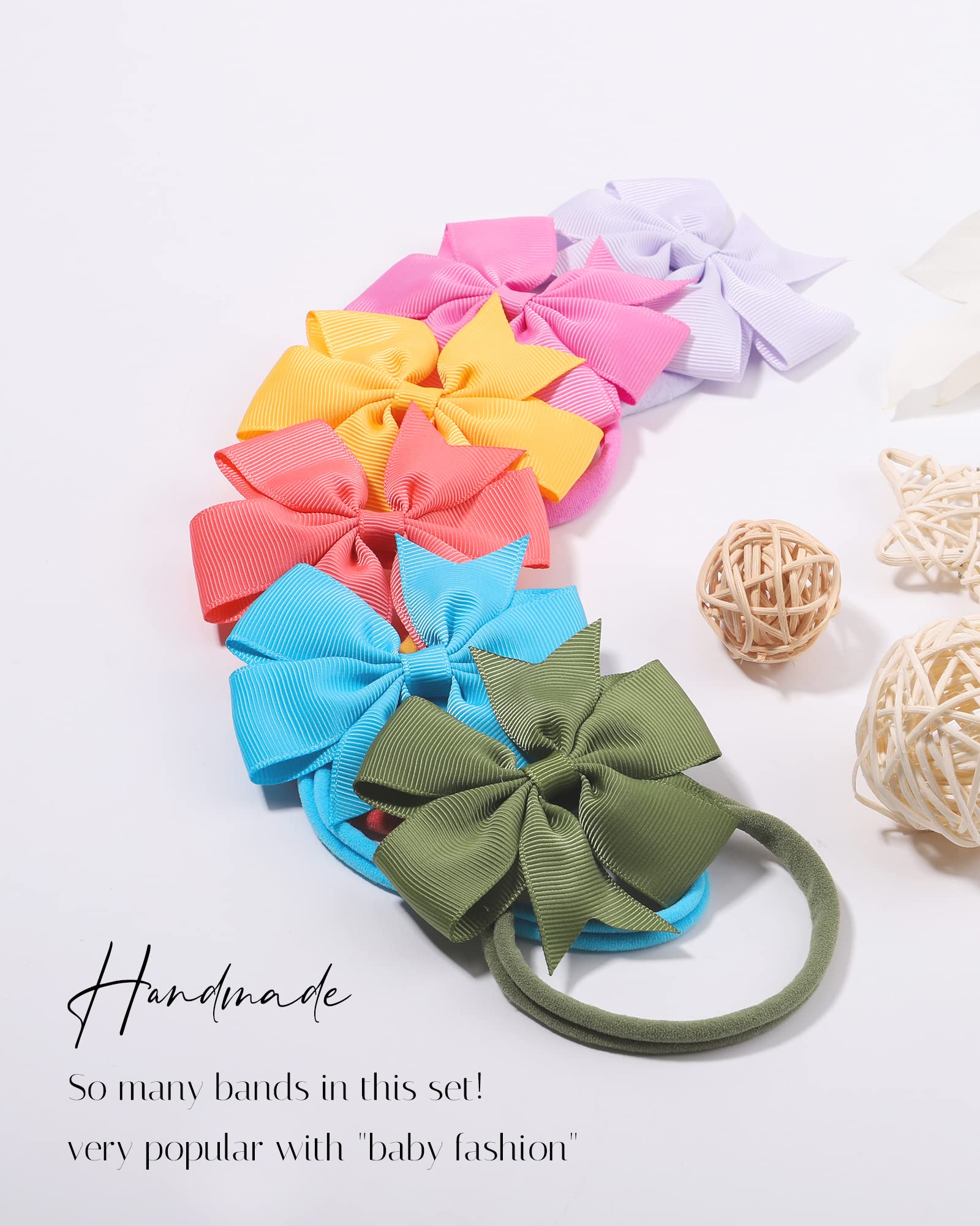 Jollybows newborn to toddler hair accessories for easy everyday styling.