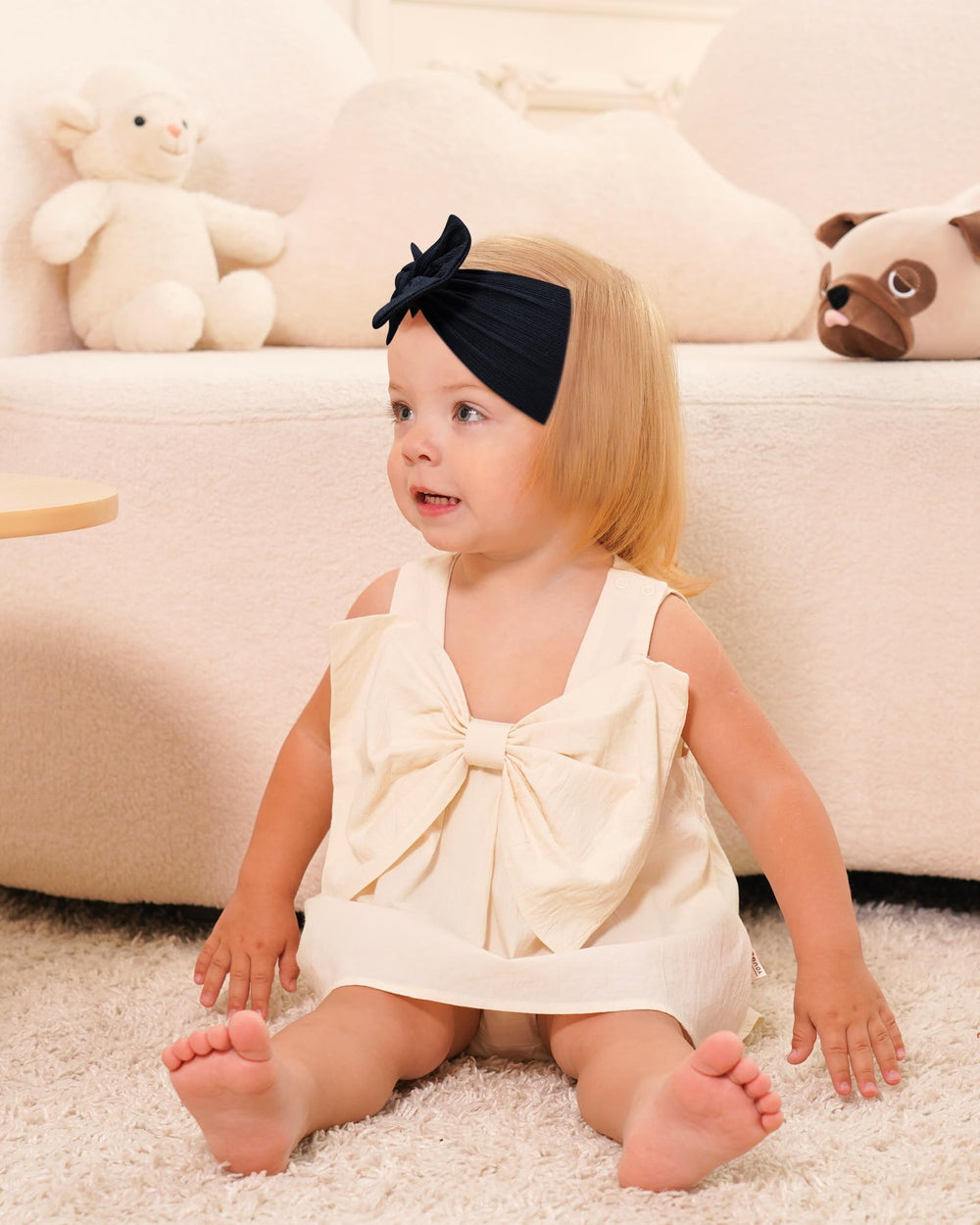 Jollybows non-slip design keeps bows in place during wear.