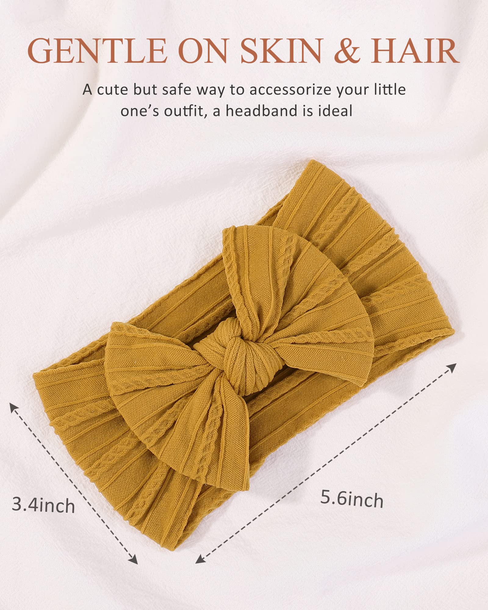 Jollybows nylon headband color variety highlights easy coordinating everyday wear.