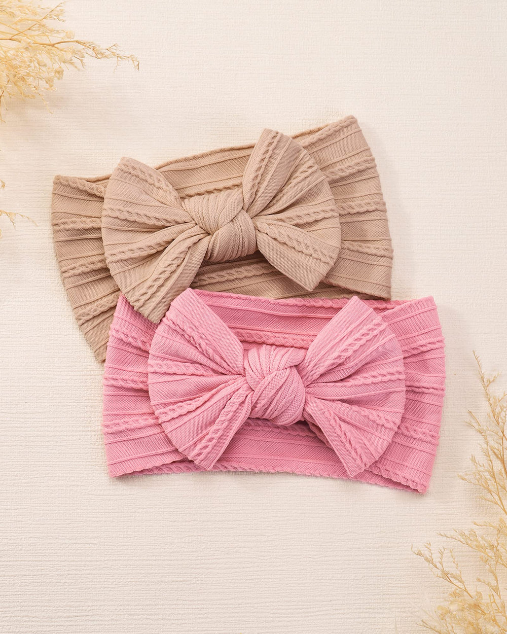 Jollybows nylon headband coral – bright accent for photos and events