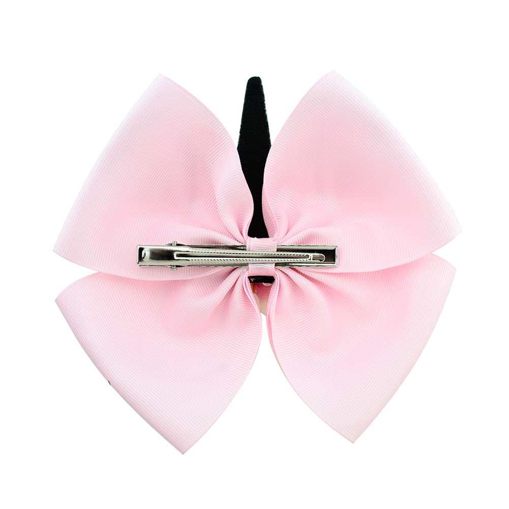 Outfit-matching Jollybows unicorn bows showcased with multiple looks.