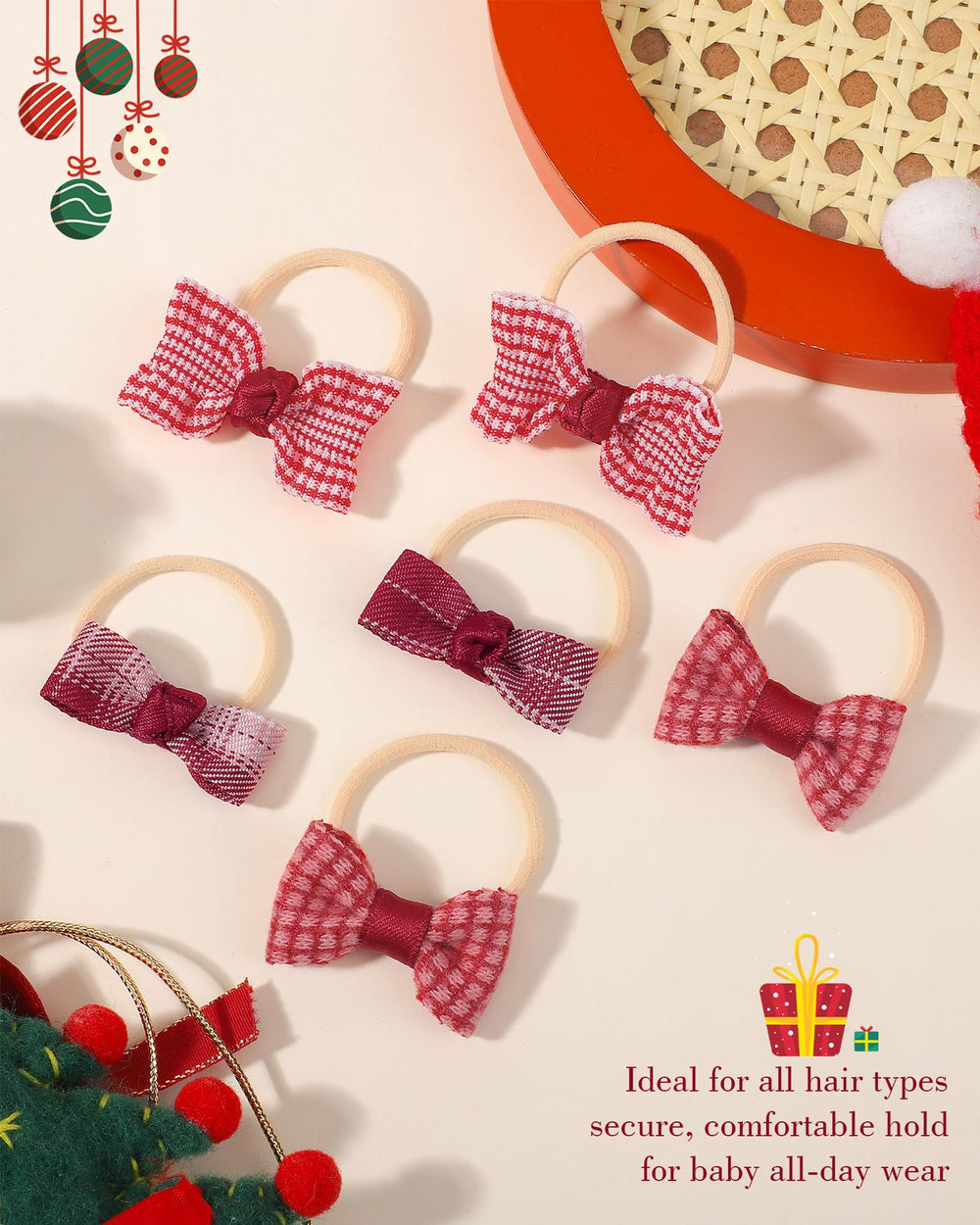 Jollybows soft cotton elastic band ensures comfortable wear for long days.