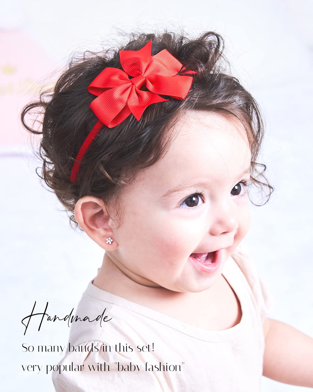Jollybows soft grosgrain bows add cute decoration for everyday outfits.
