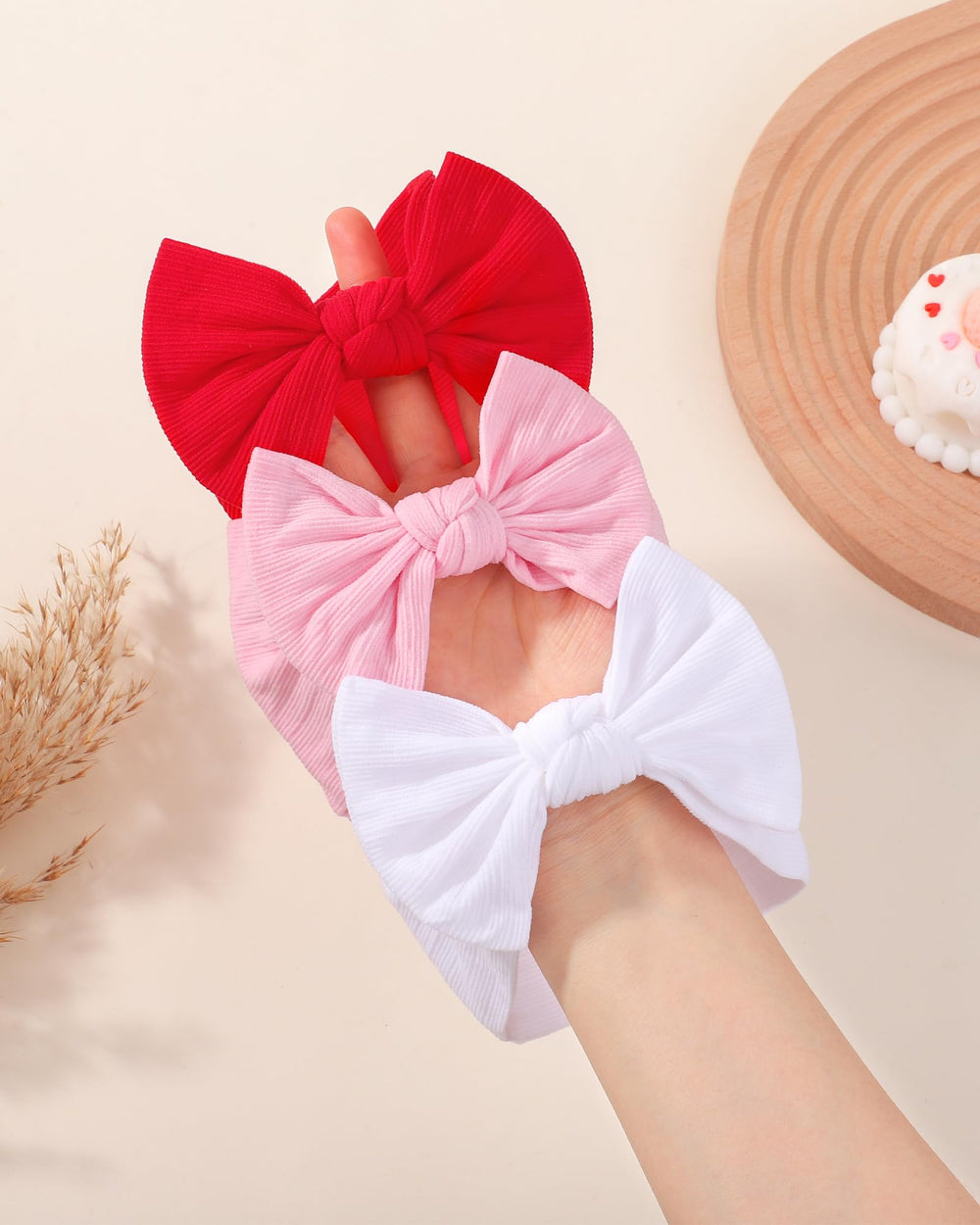 Jollybows soft nylon close-up showing breathable material and secure grip.