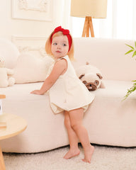 Jollybows soft nylon stretch material closeup emphasizes breathable, flexible headband comfort.