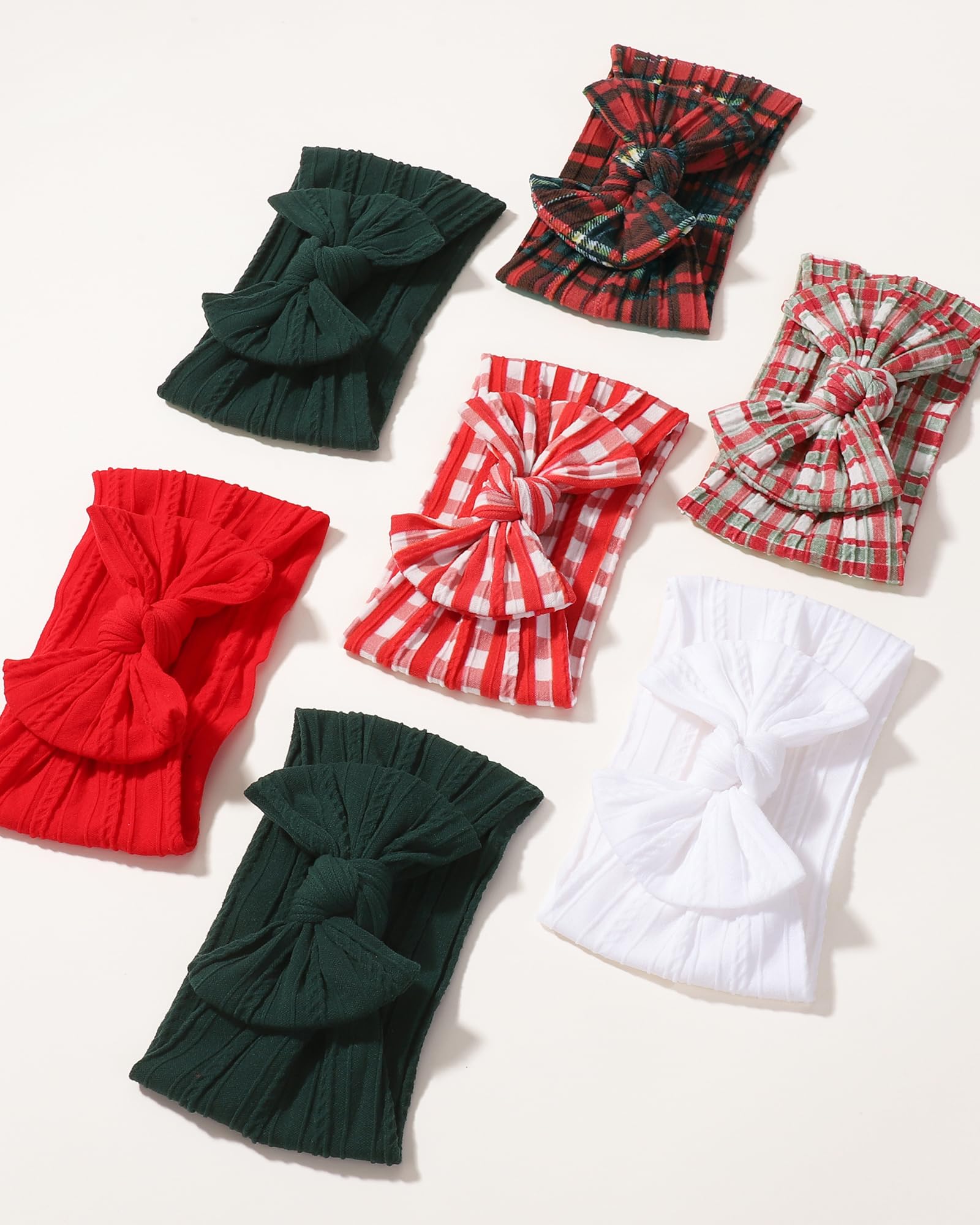Jollybows stretchy elastic headband demo, grows with baby