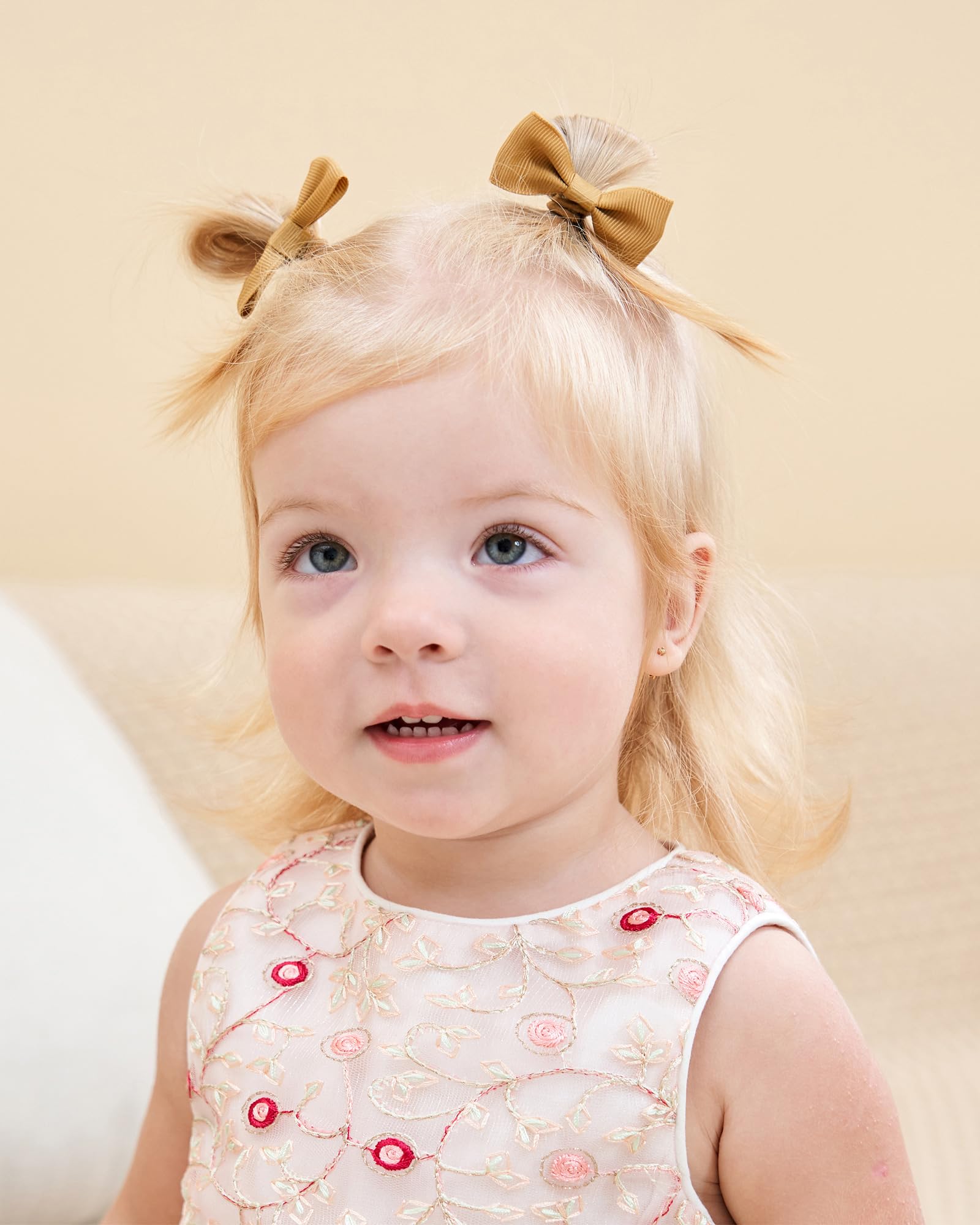 Jollybows toddler hair accessory collection for cute everyday outfits.