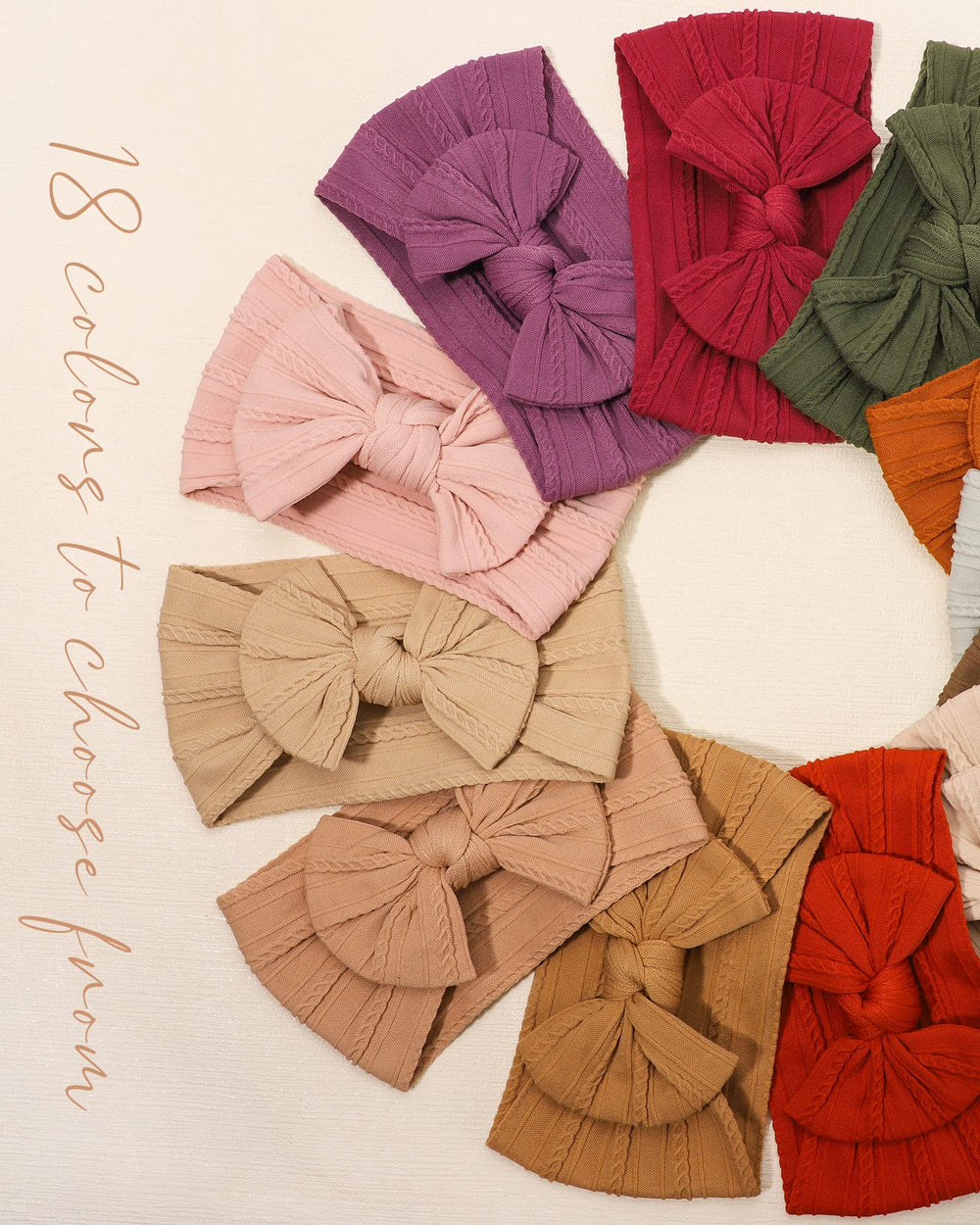 Jollybows toddler headband with stretchy fit for growing kids.