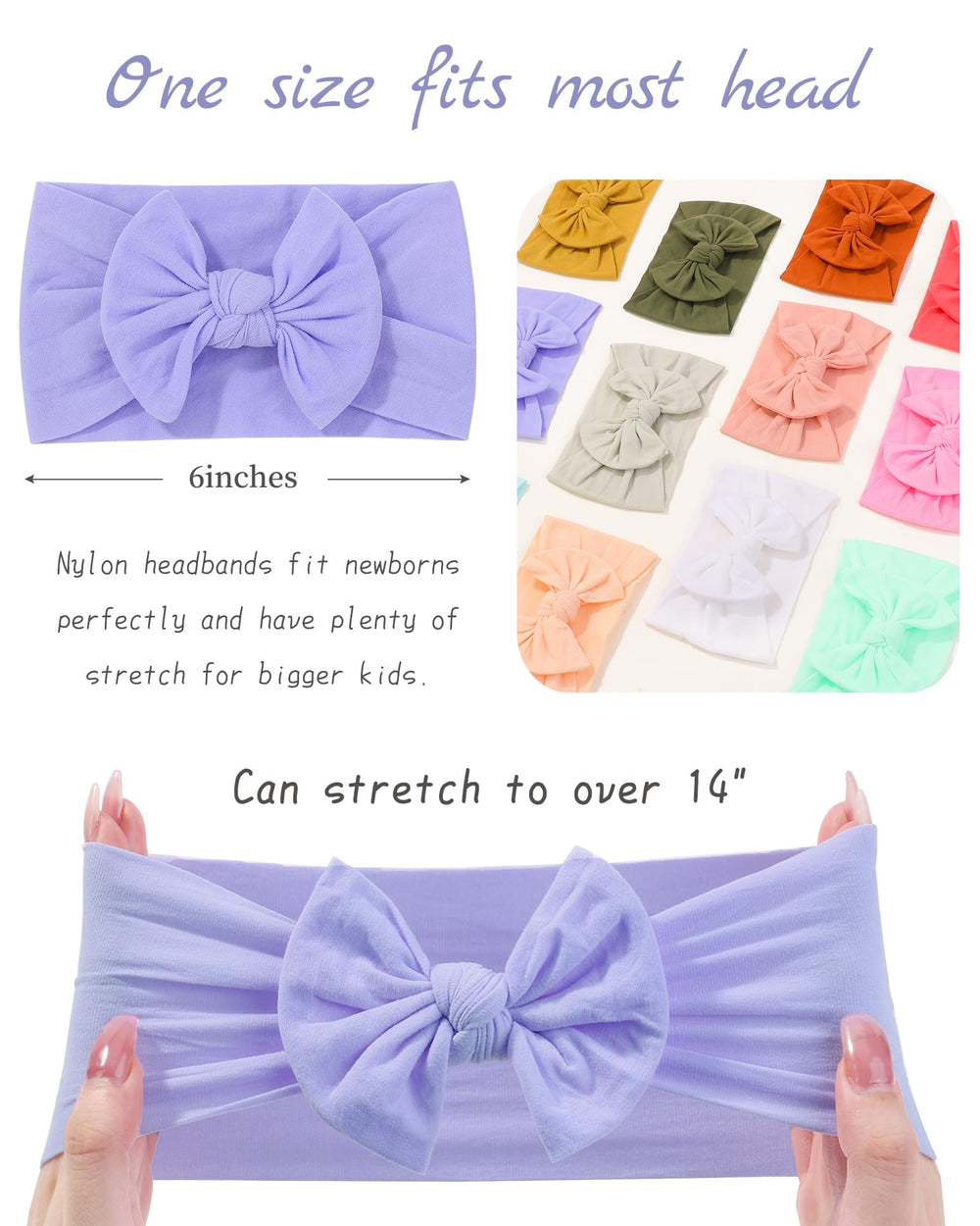 jollybows turban-style headband flat lay highlights vibrant color options for outfits.