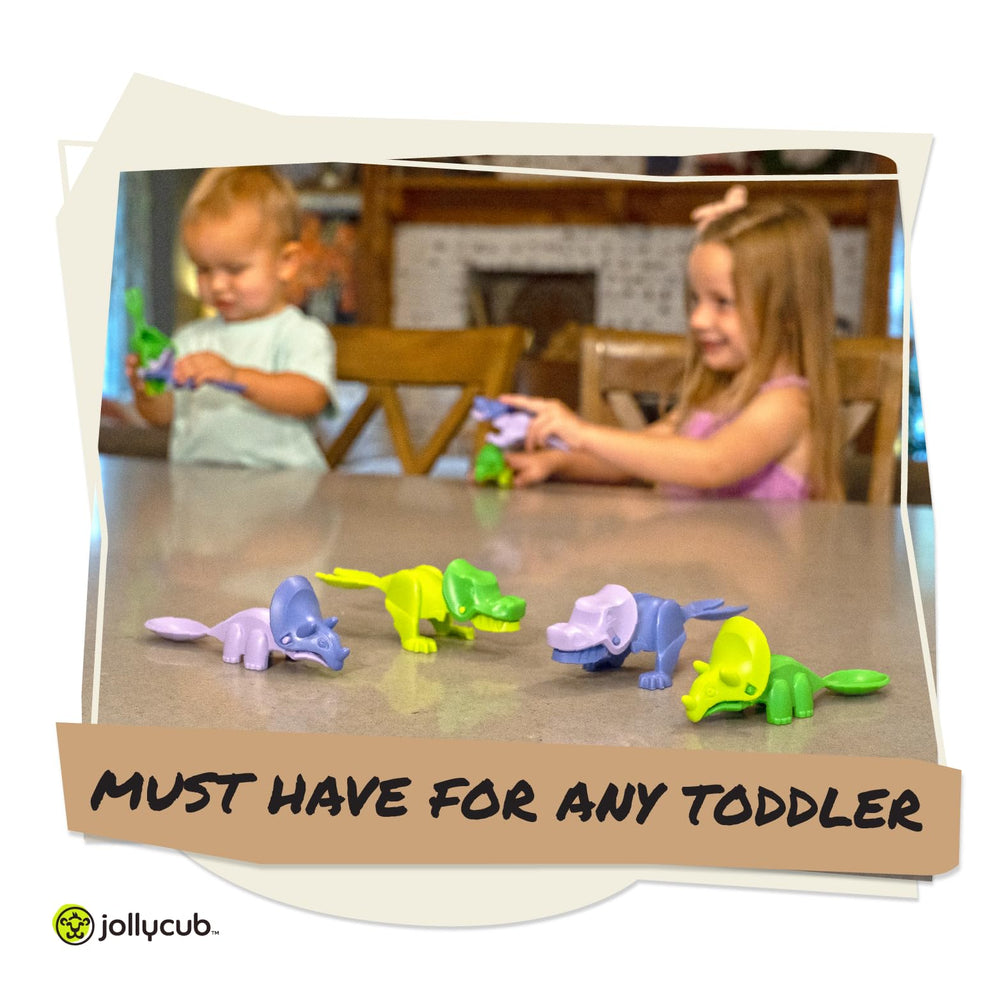 JollyCub utensils avocado colorway appealing for kids' meals