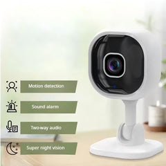 JolyWell Baby Monitor night vision image showing clear low-light visibility.