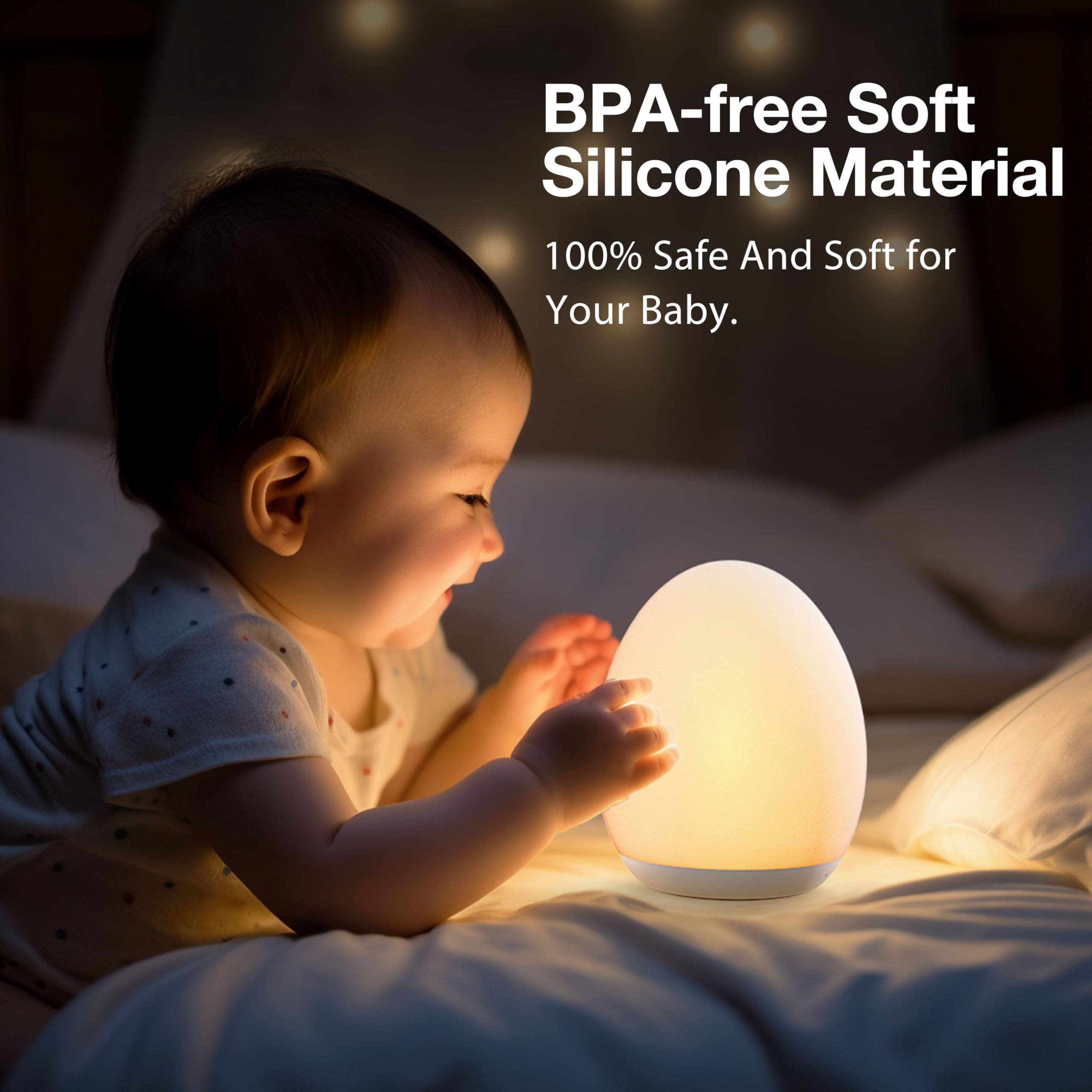 JolyWell Night Light compact design suitable for small nurseries and cribs