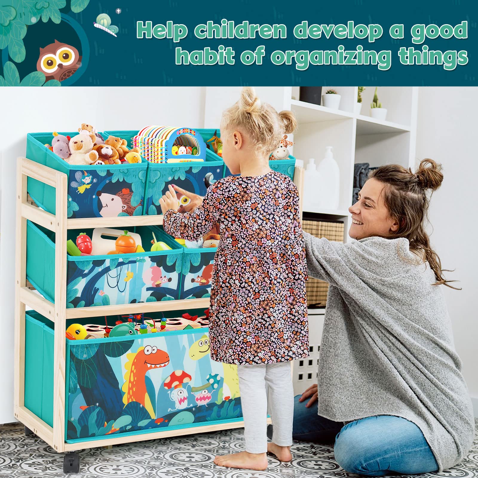 Jomifin cart has rounded corners to reduce injury risk for kids.