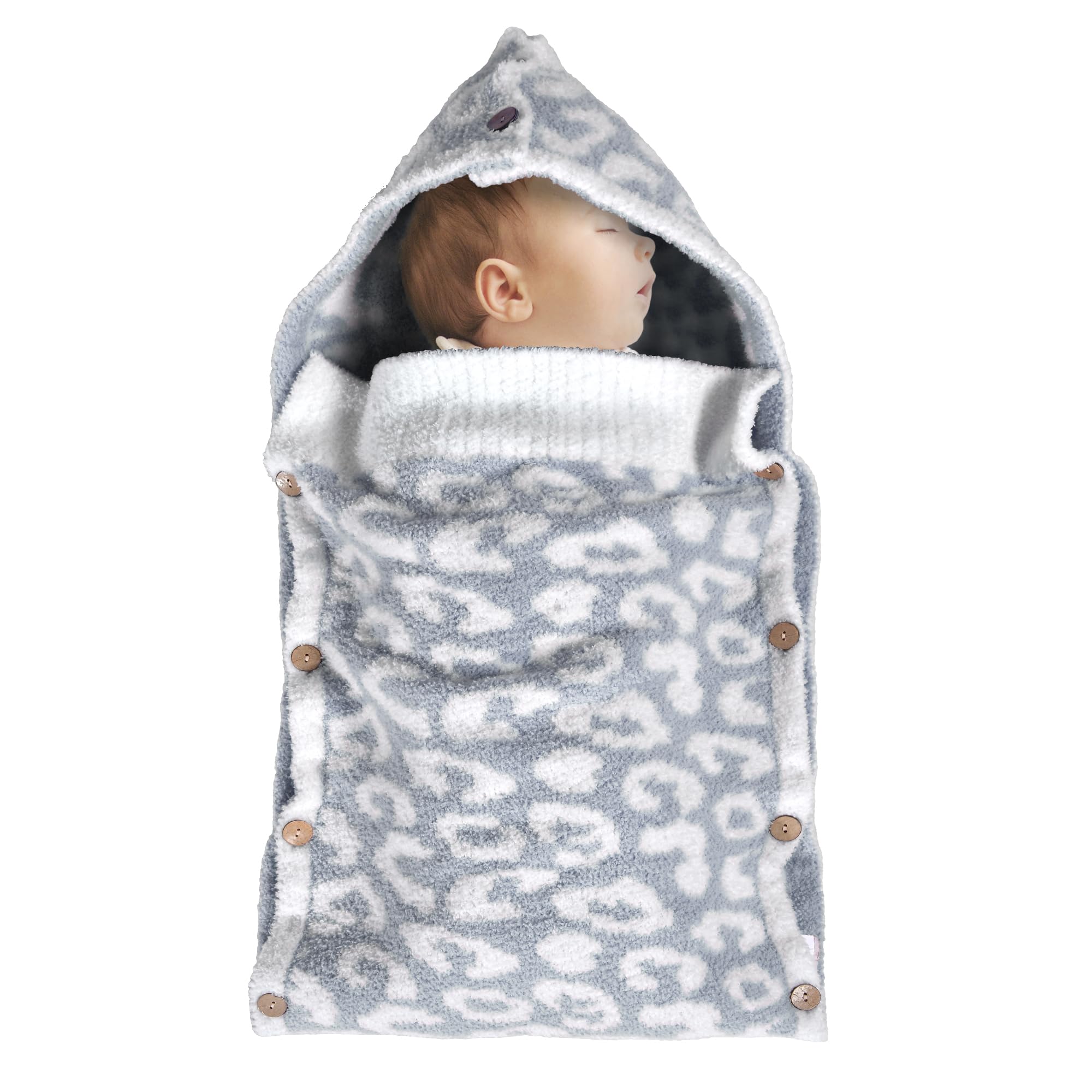 JOOJA newborn-swaddle ultra-soft-fabric keeps baby warm and cozy.