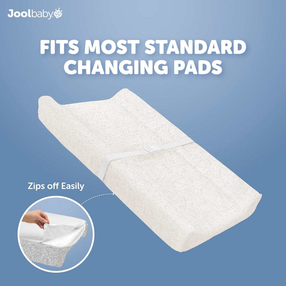Jool Baby machine-washable zip-off cover for easy cleanup after messes.