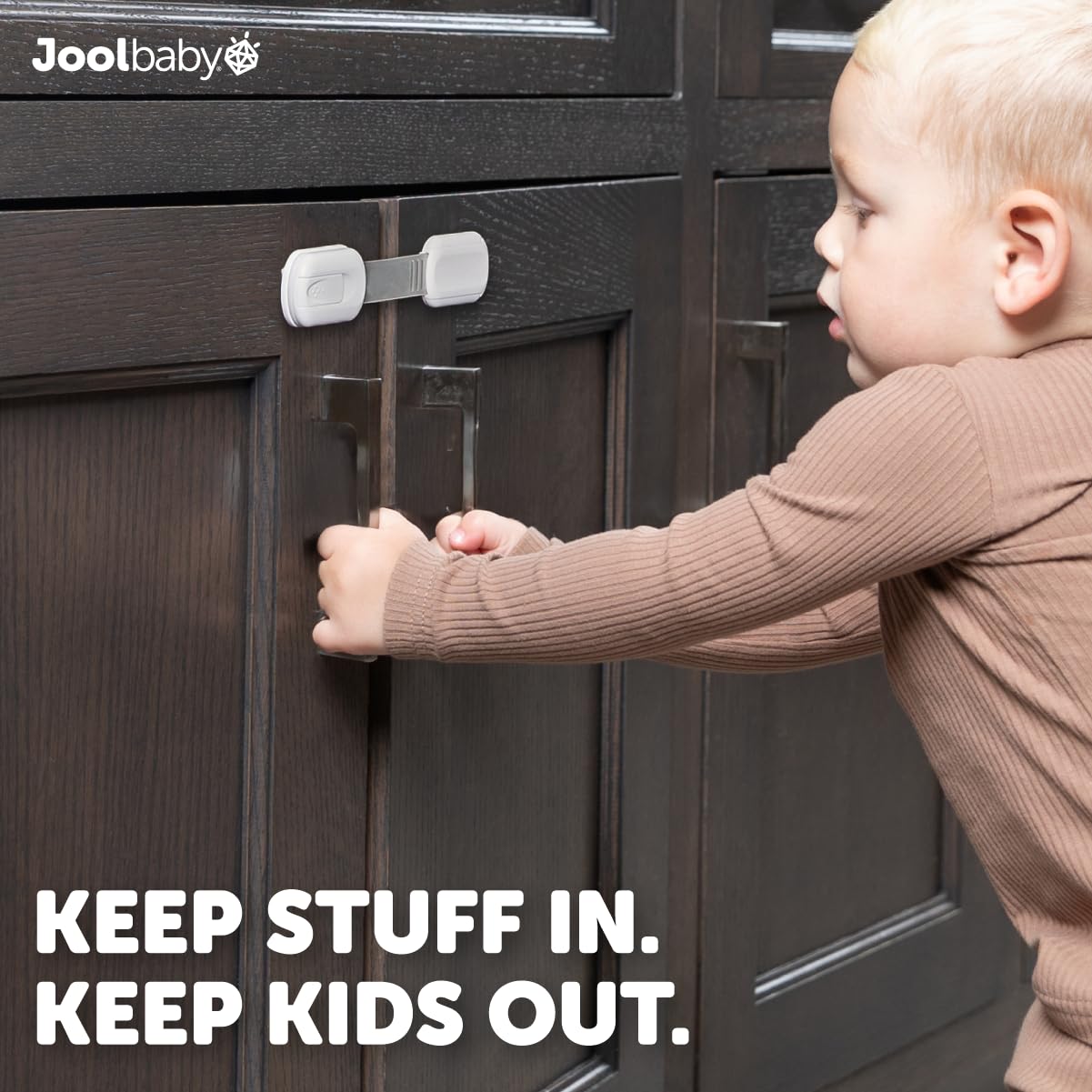 Jool Baby drawer safety lock keeping contents out of reach