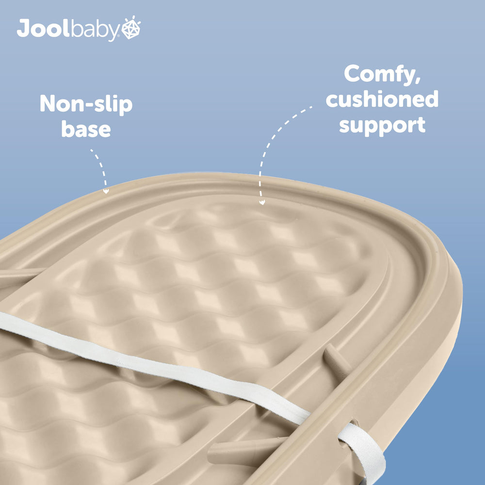 Jool Baby large-size pad measures 30.5 by 16 inches for most tables
