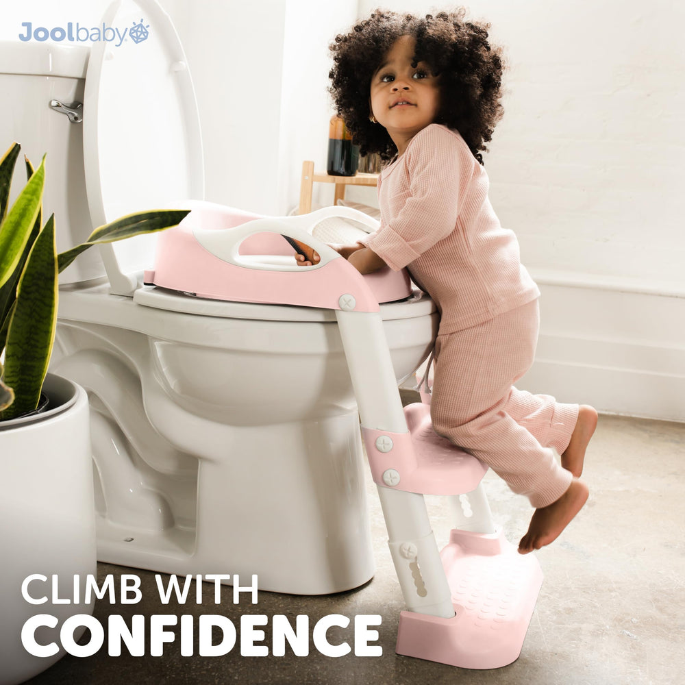 Jool Baby lightweight design makes moving on and off the toilet easy.