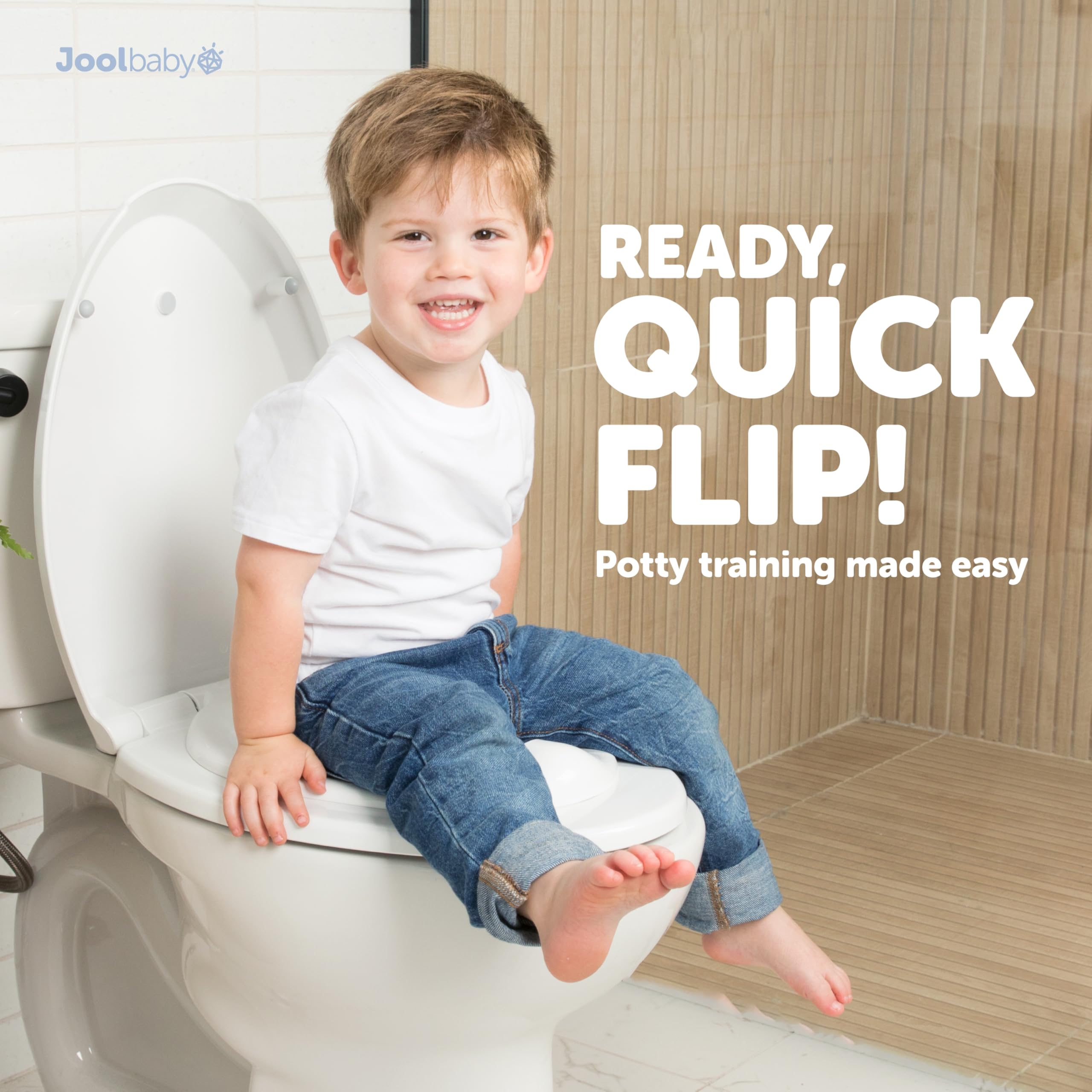 Jool Baby patent-pending splash guard detail reduces splash during training.