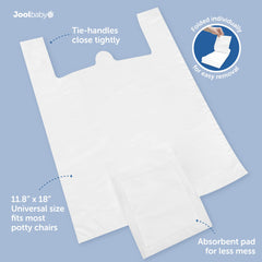 Jool Baby liners offer super-absorbent 60-count capacity for busy households.