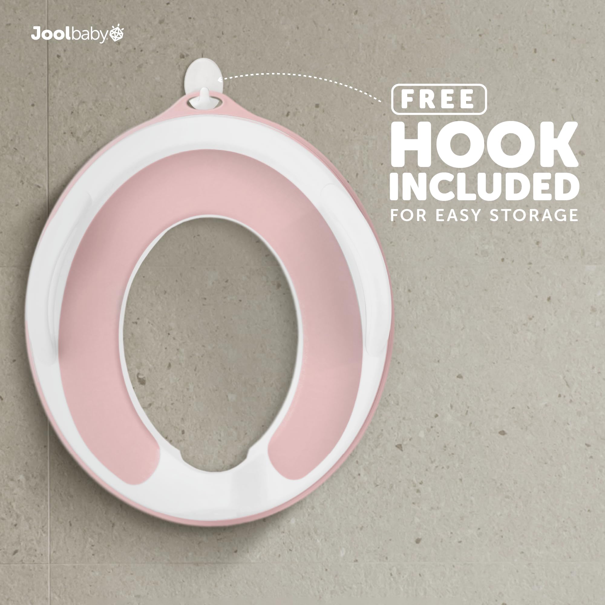 Jool Baby pink handles close up showing grip friendly edges for training