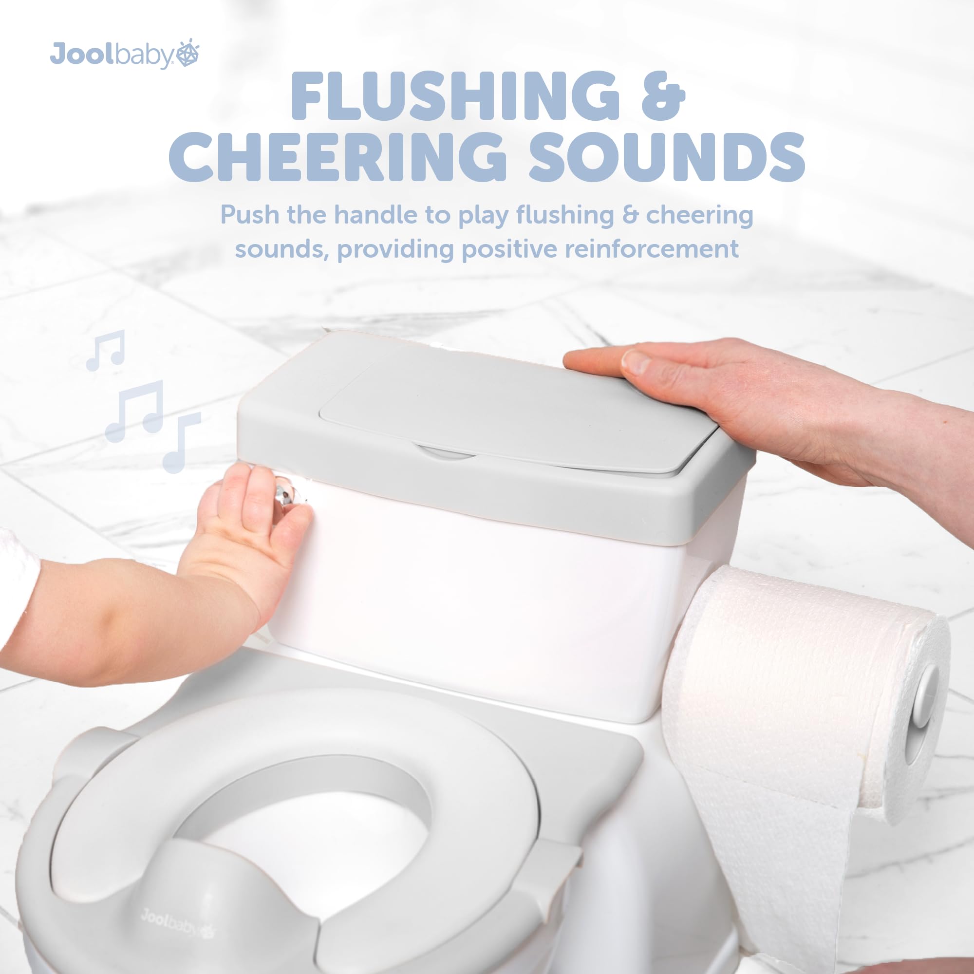 Jool Baby disposable liners simplify cleanup after potty visits.