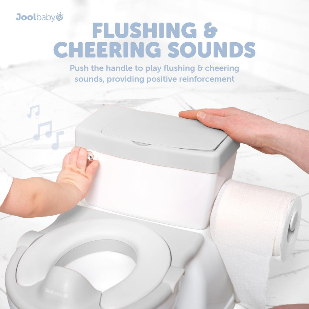 Jool Baby disposable liners simplify cleanup after potty visits.