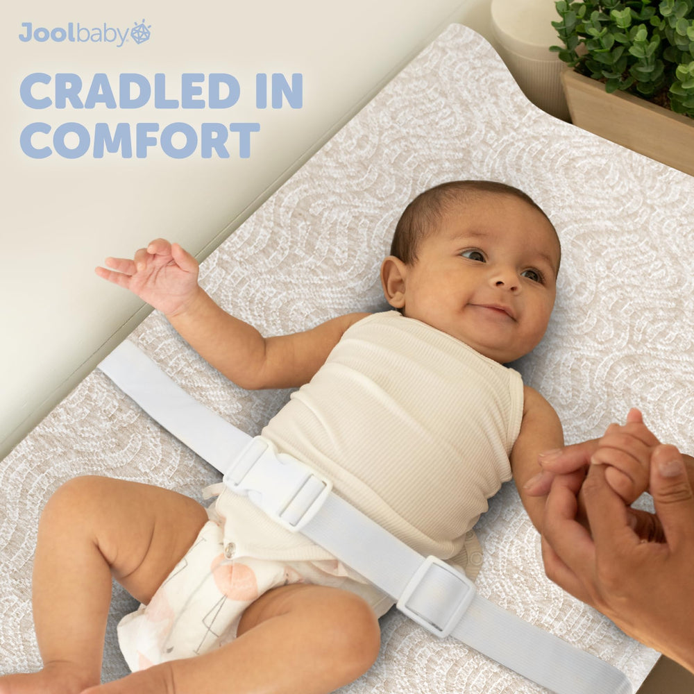 Jool Baby Serenity cover is removable and washable for quick cleanup.