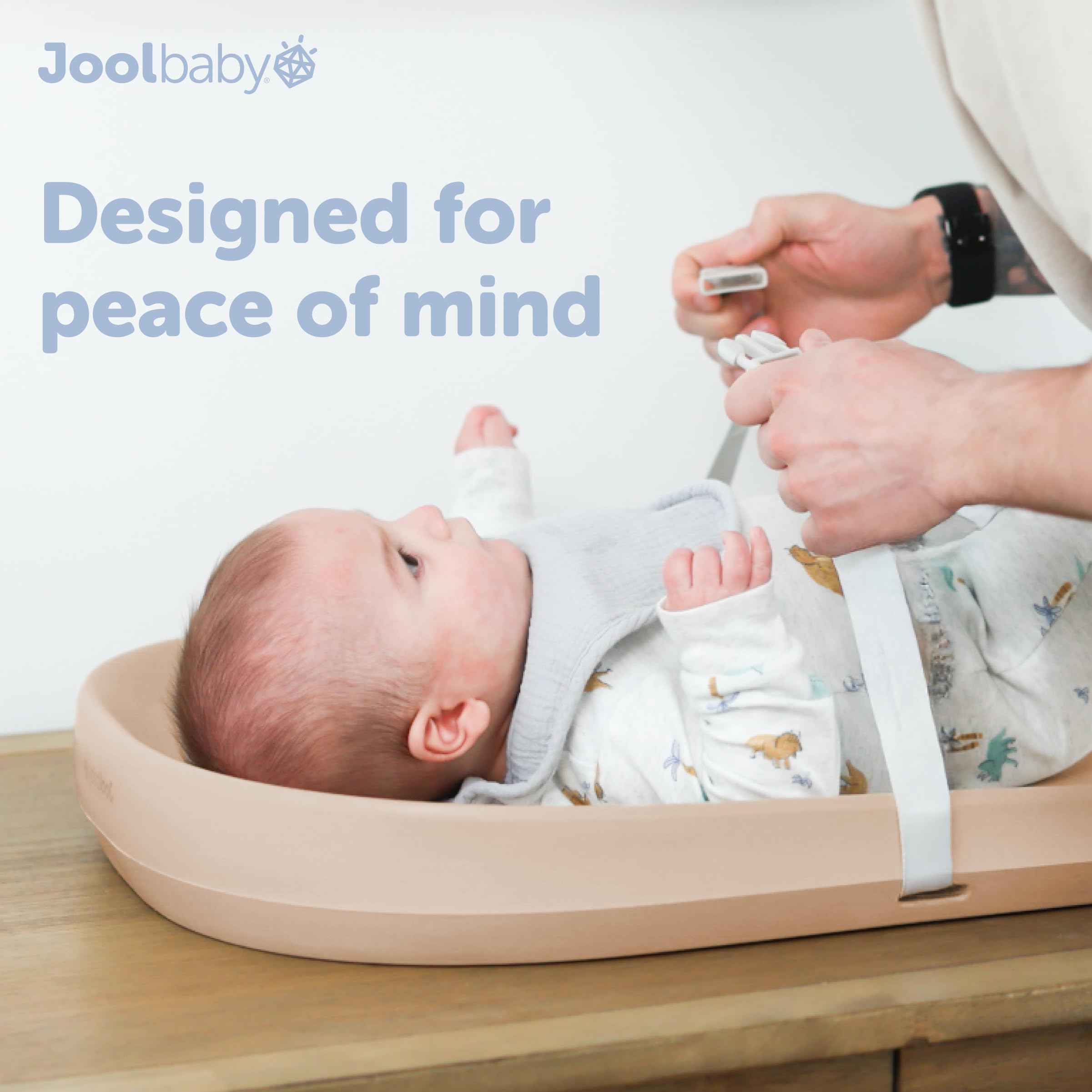 jool baby peach color options image showcases sleek nursery-friendly design