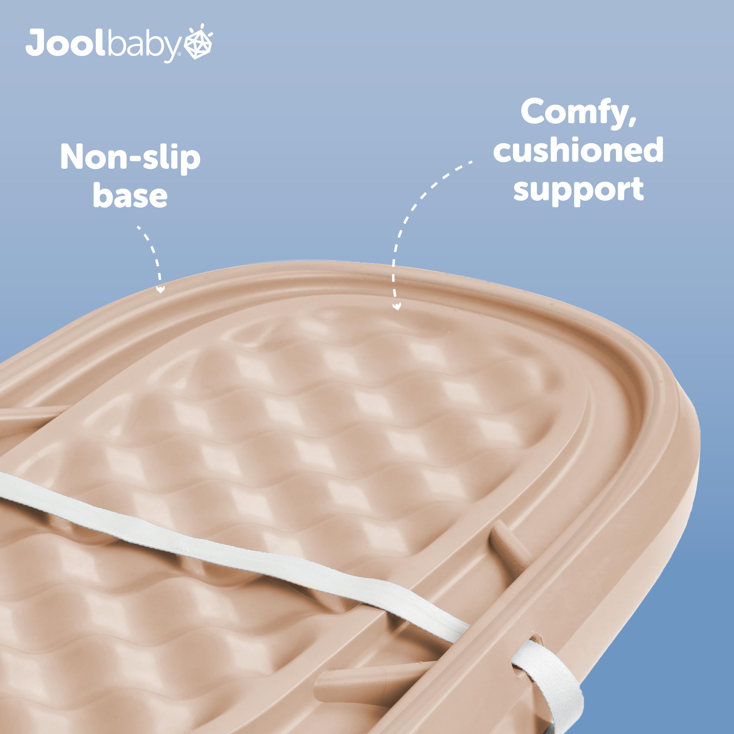 jool baby peach large changing pad measures 30.5 by 16 by 3.5 inches