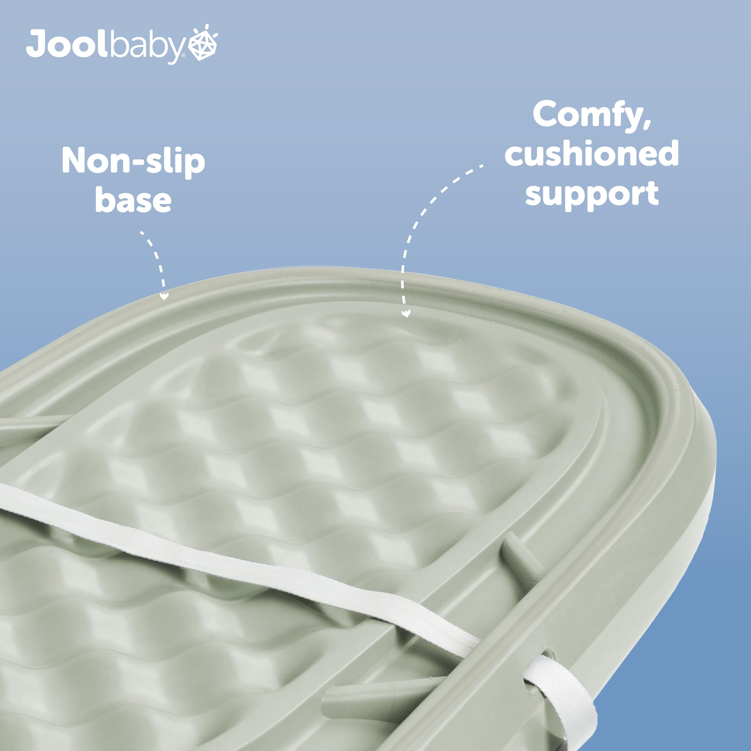 Jool Baby pad measures 30.5 x 16 inches to fit most changing tables.