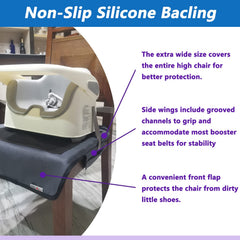 JOOLIO B&S waterproof fabric close-up, resists spills for easy cleanup.